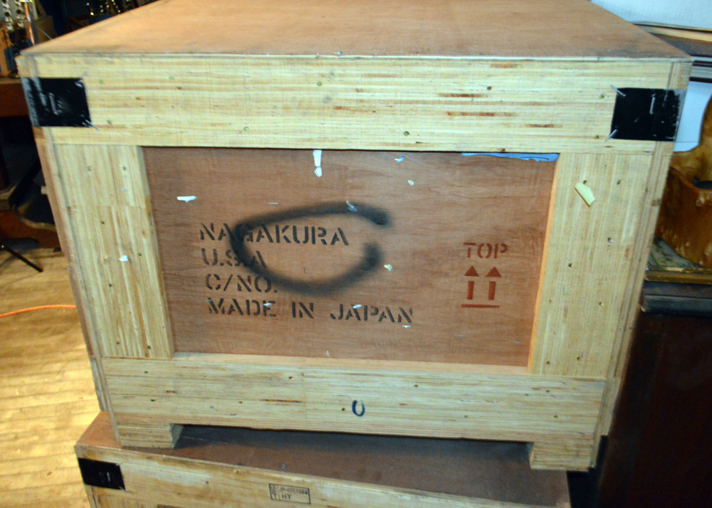 Two Wooden Shipping Crates