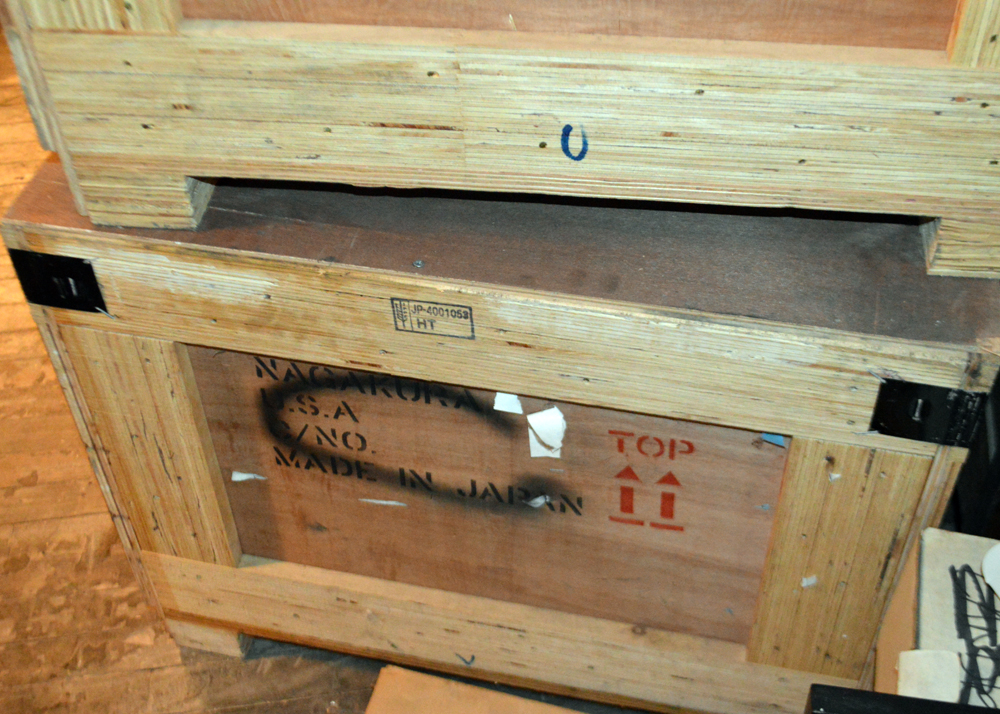 Two Wooden Shipping Crates