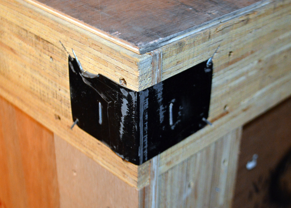 Two Wooden Shipping Crates
