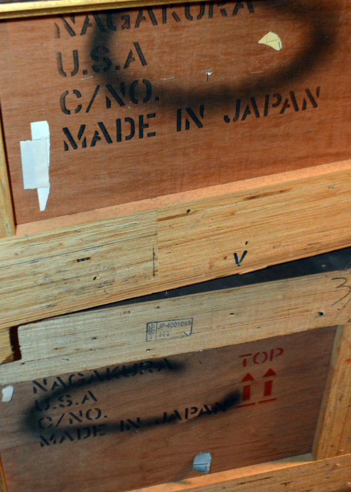 Two Wooden Shipping Crates