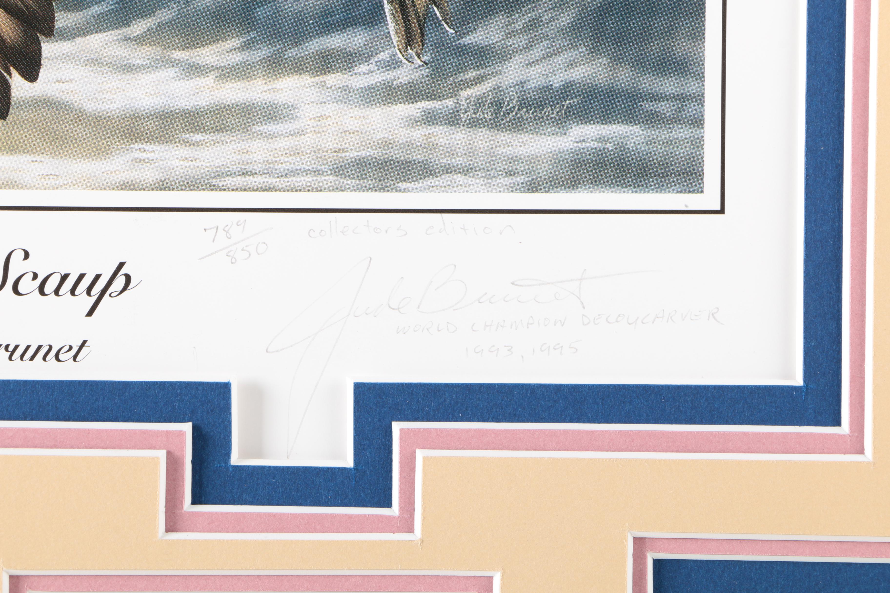 Limited Edition Offset Lithograph Prints of Federal Duck Stamp Prints