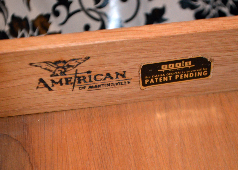 Mid Century Modern Bench by Merton Gershun for American of Martinsville