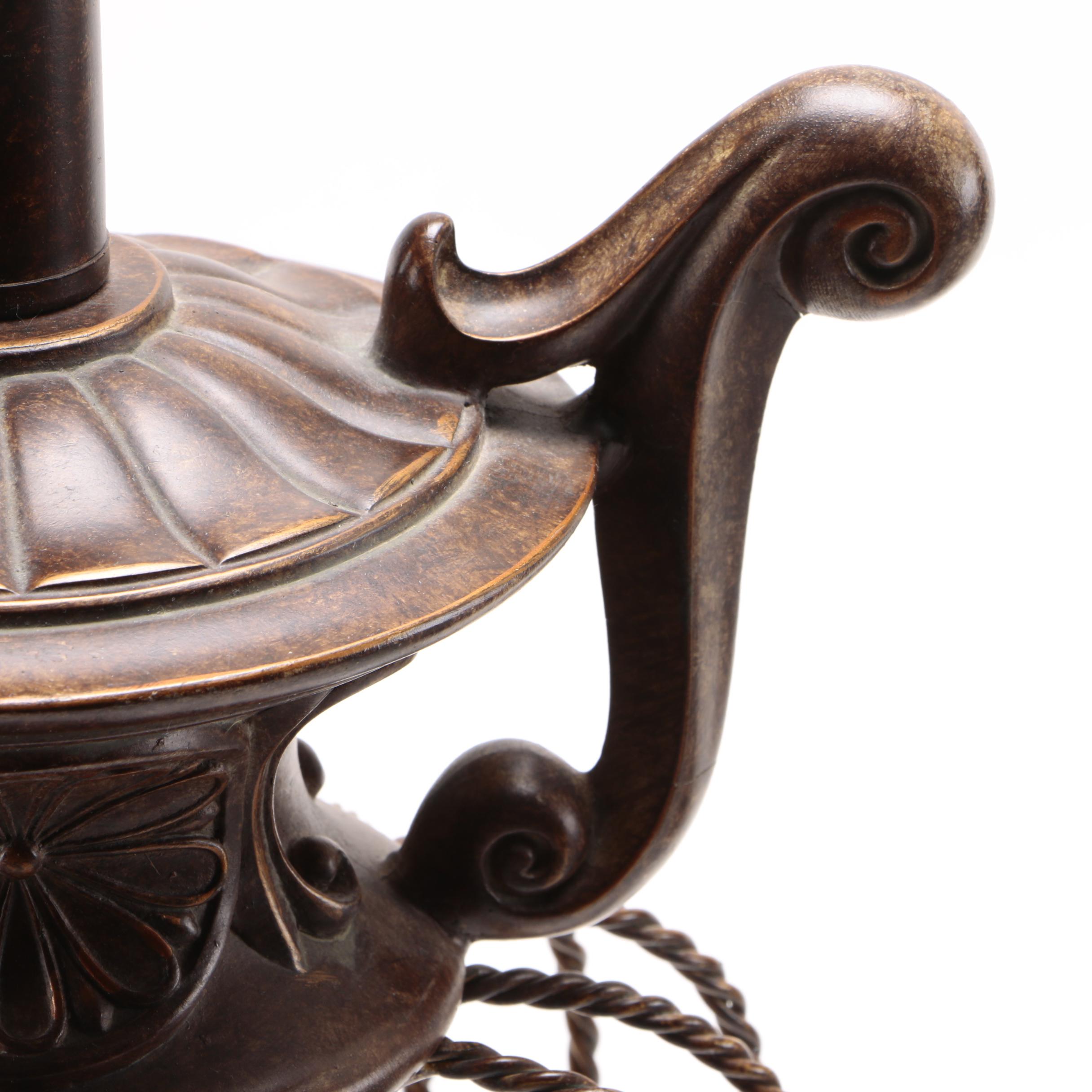 Brown Metal Table Lamps