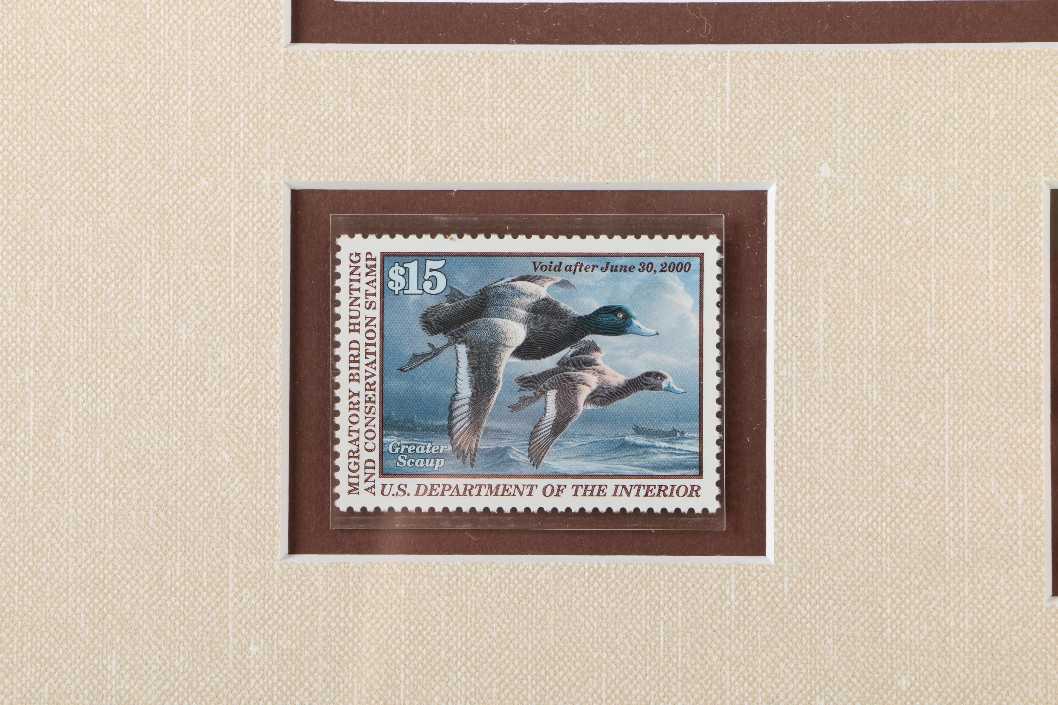 James Hautman and Robert Steiner Offset Lithographs With Stamps