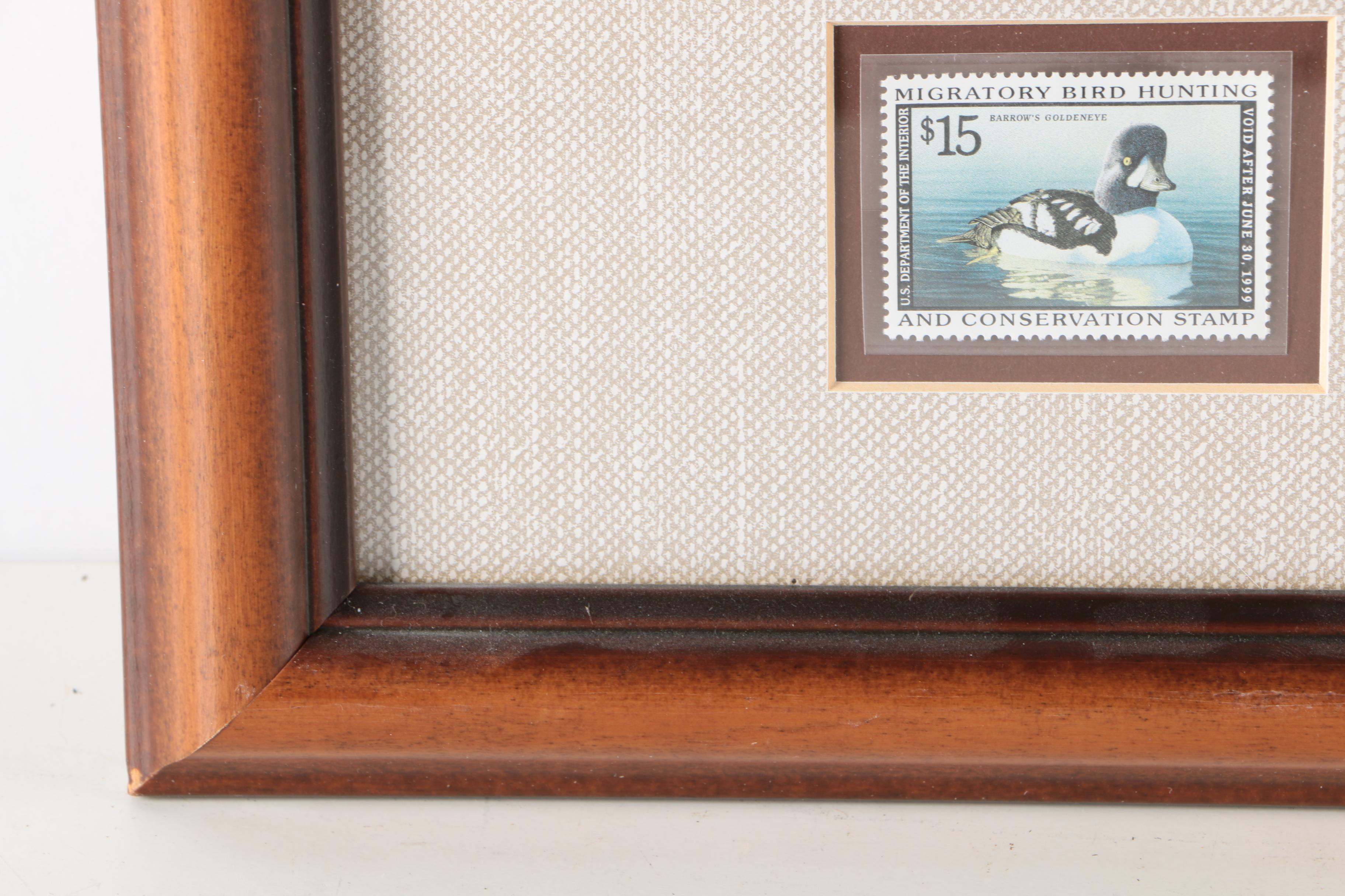 James Hautman and Robert Steiner Offset Lithographs With Stamps
