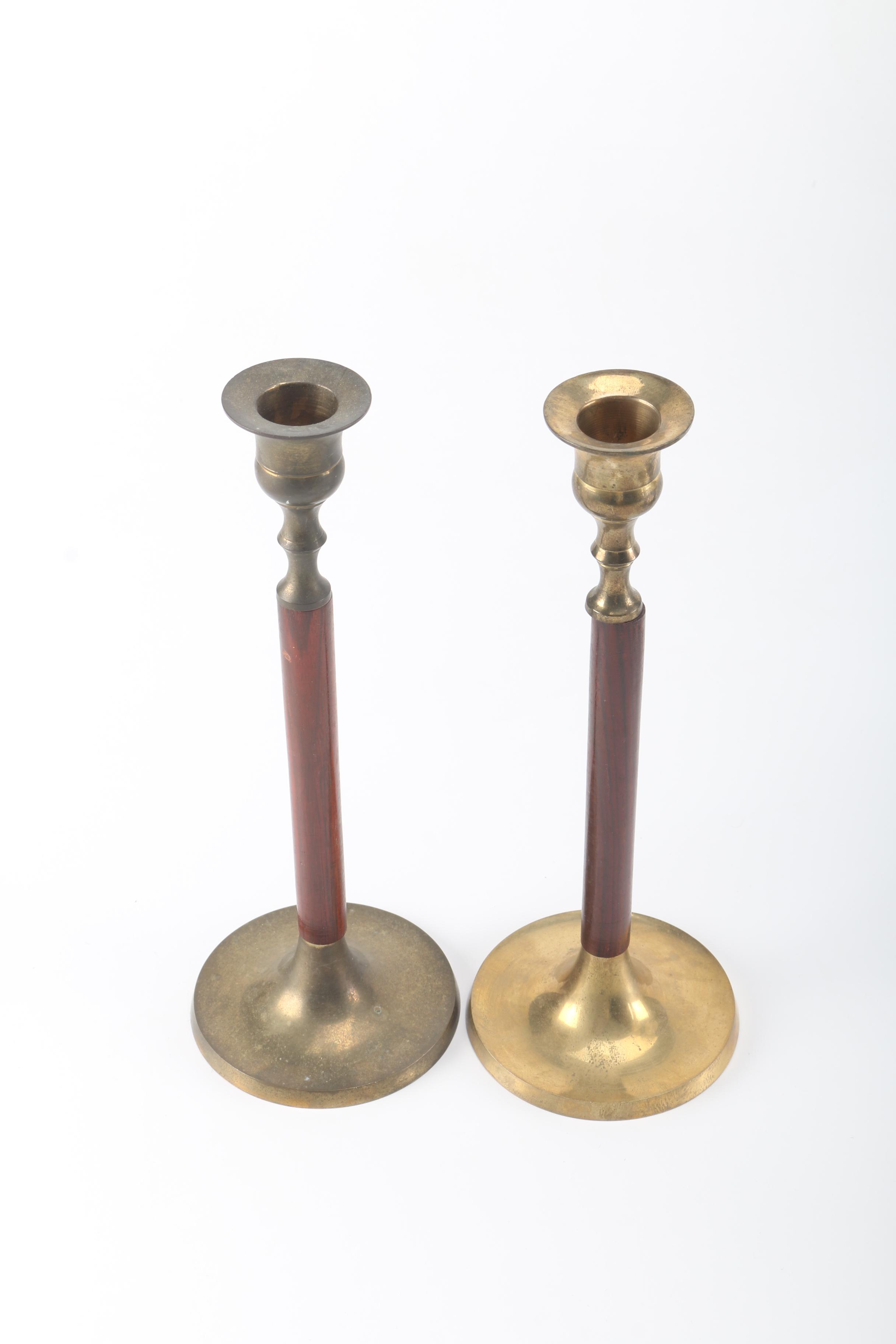 Brass Candleholders and Sconces