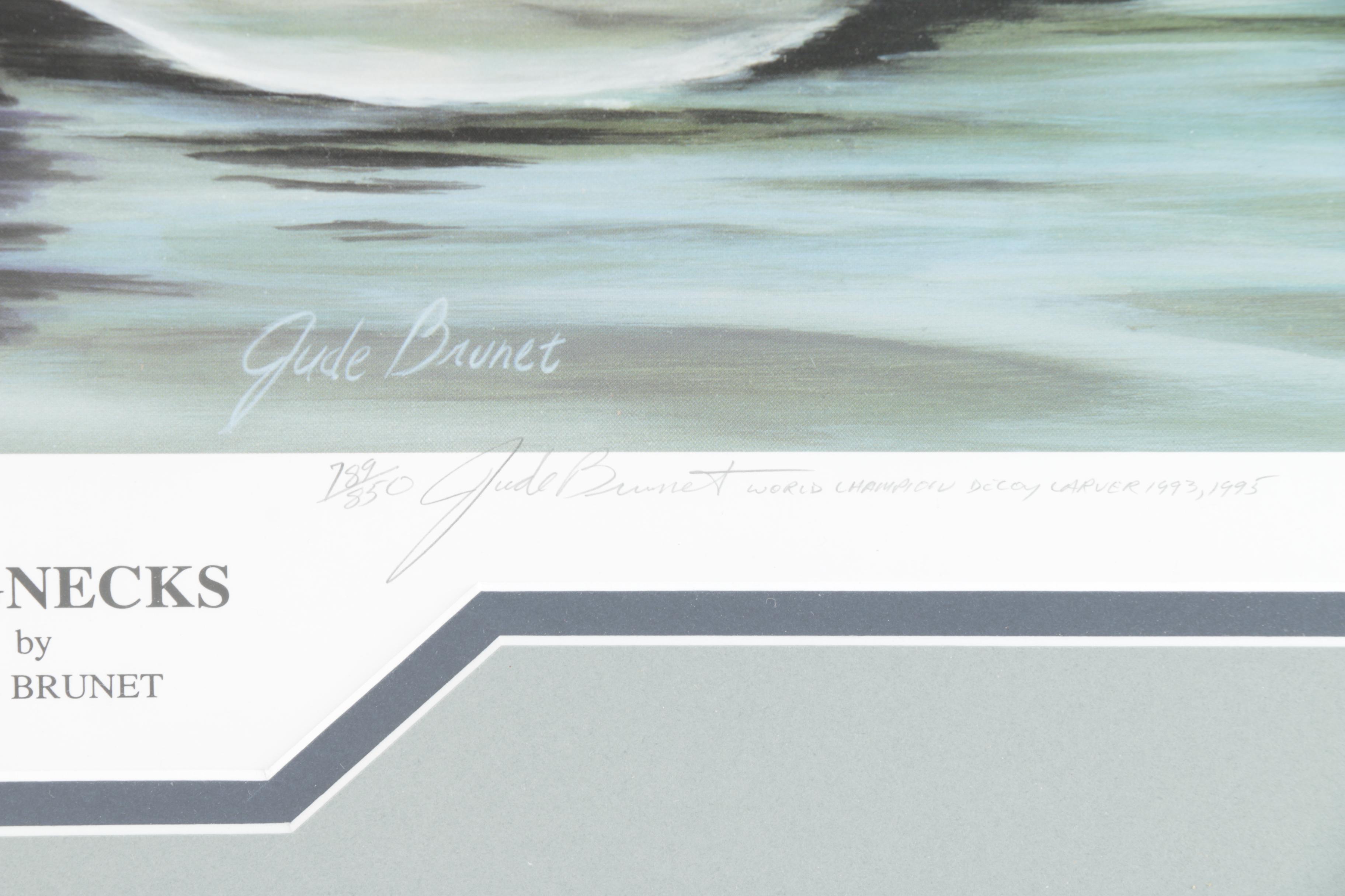 Tan Brunet Limited Edition Offset Lithographs on Paper