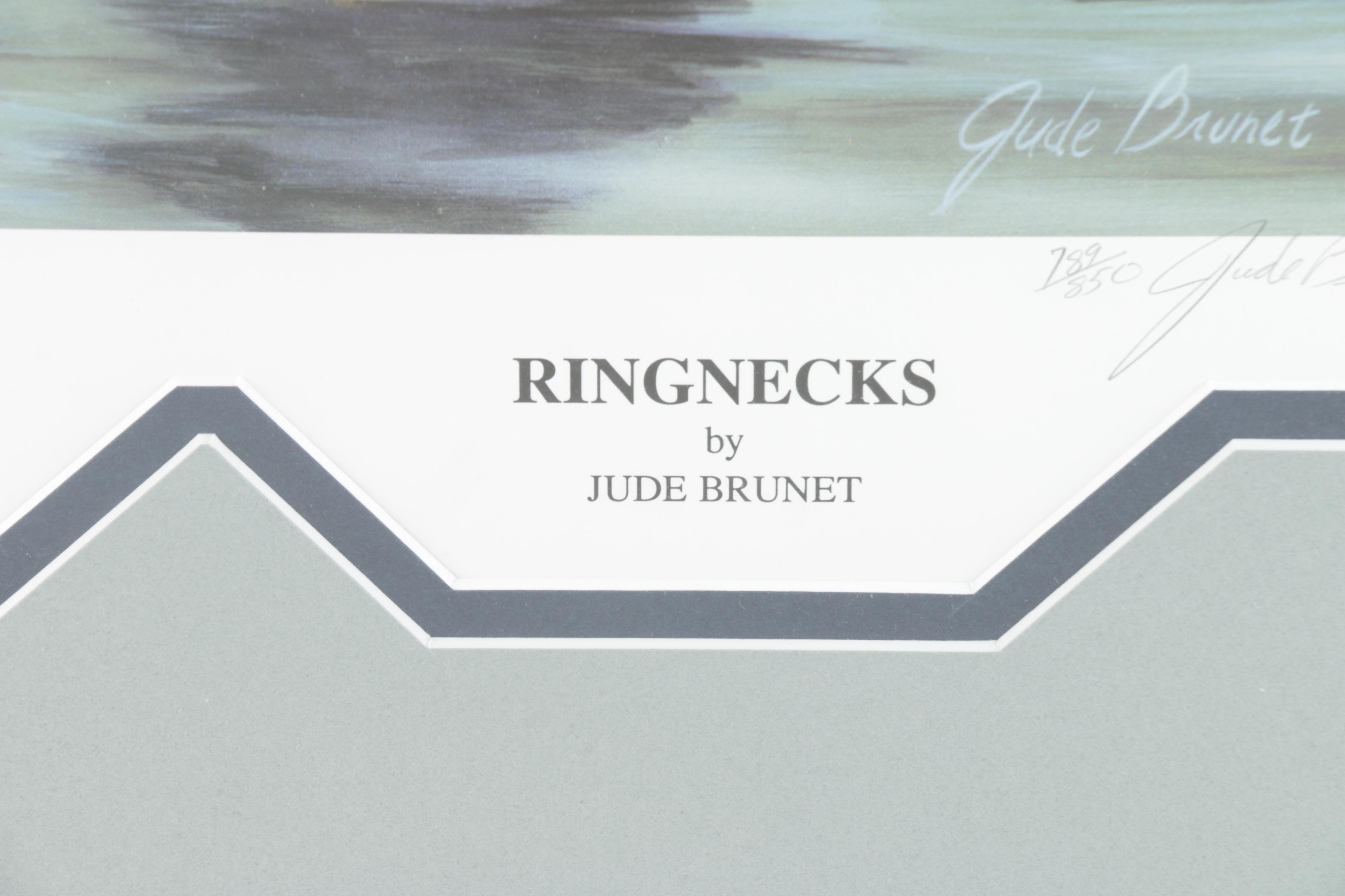 Tan Brunet Limited Edition Offset Lithographs on Paper