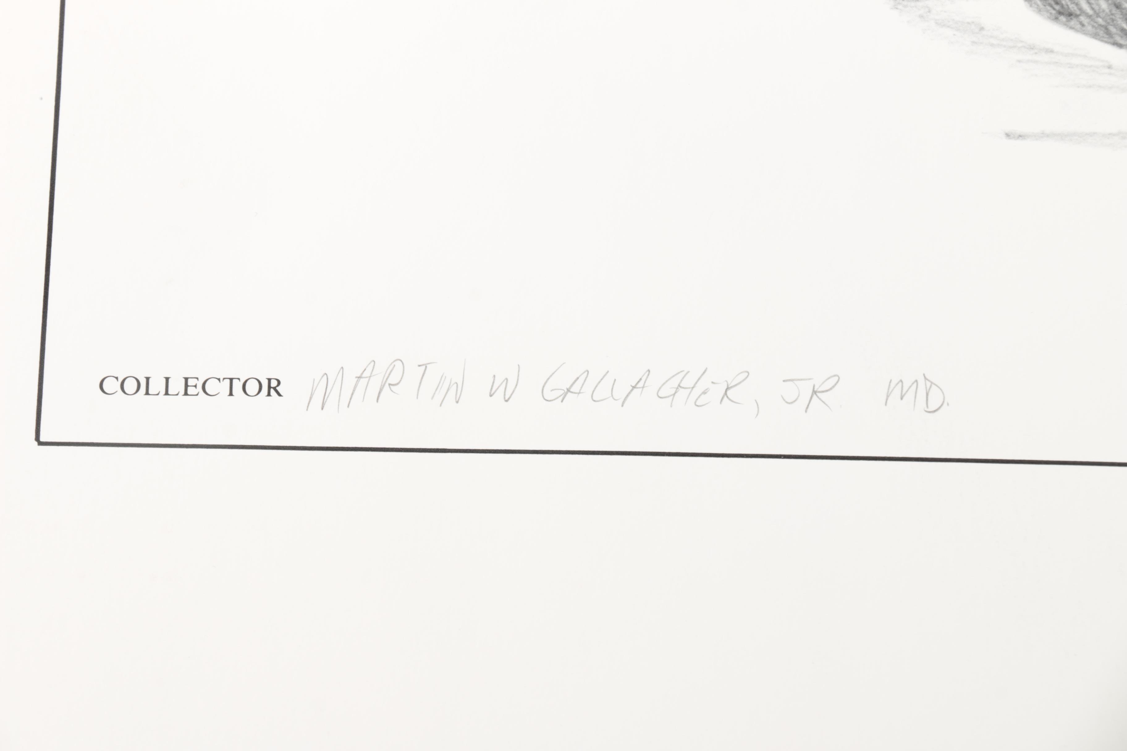 Tan Brunet Limited Edition Offset Lithographs on Paper