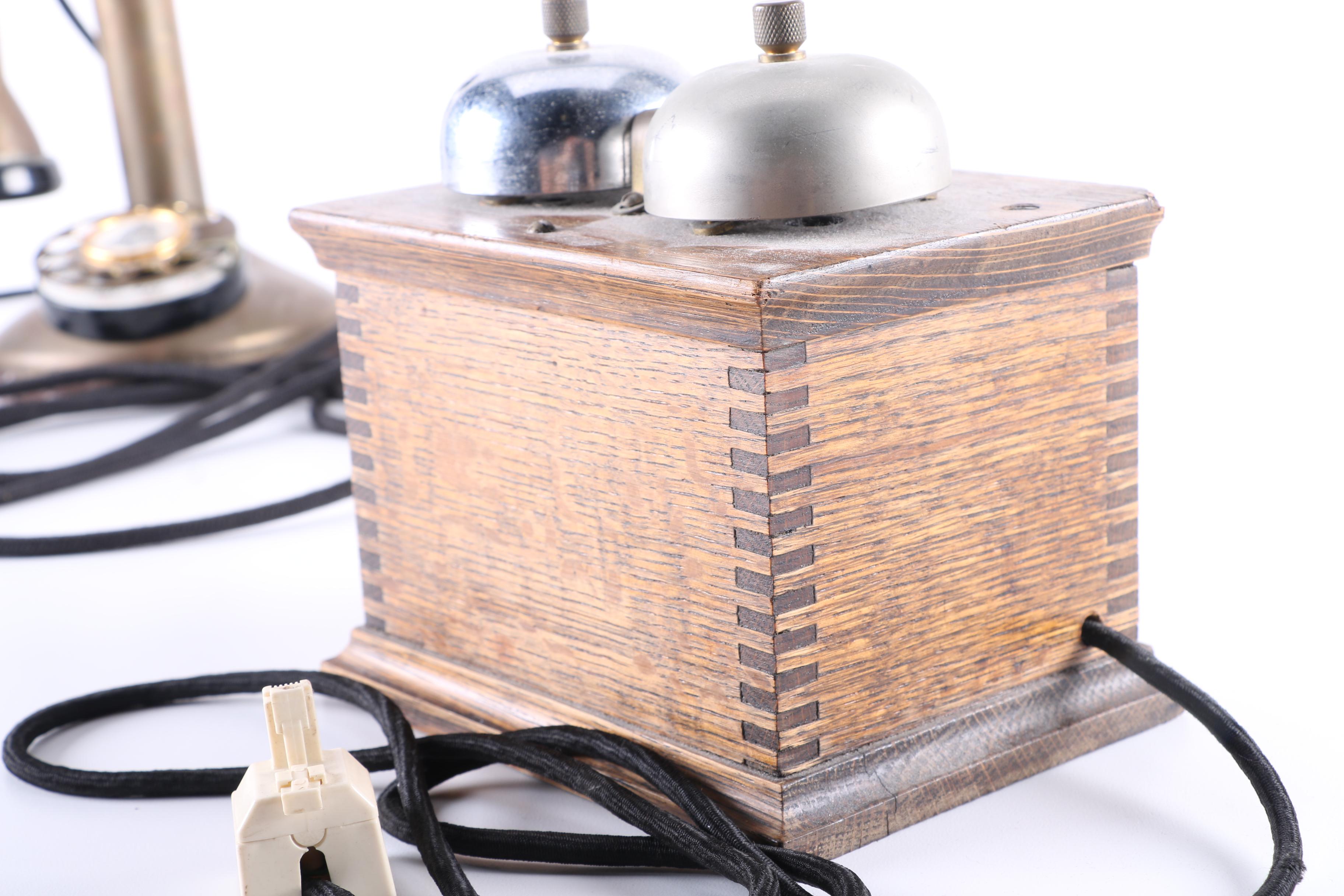 Antique Long Distance Candlestick Telephone