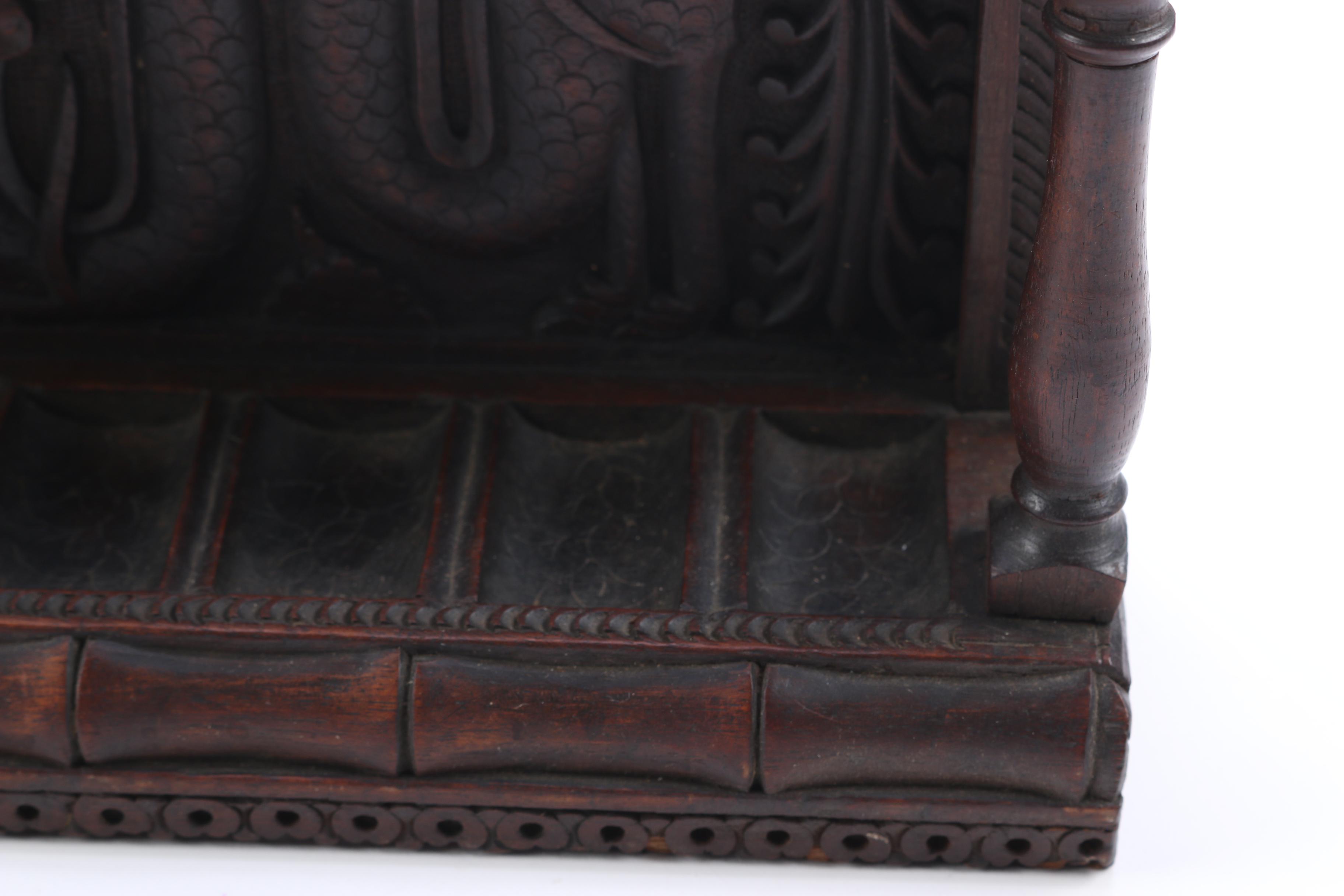 Chinese Inspired Dragon Shelf