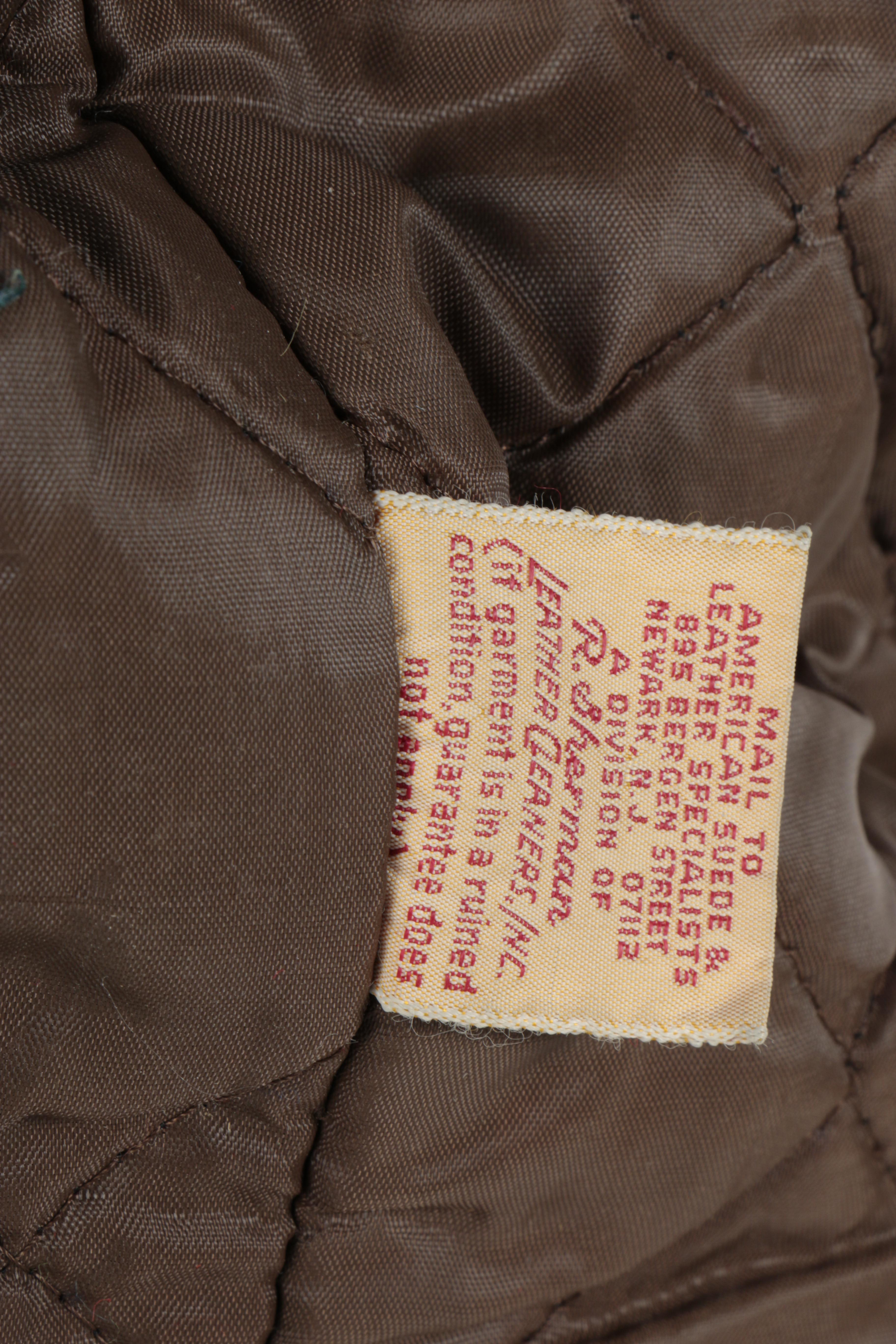 Vintage Schott Bros Leather Flight Jacket