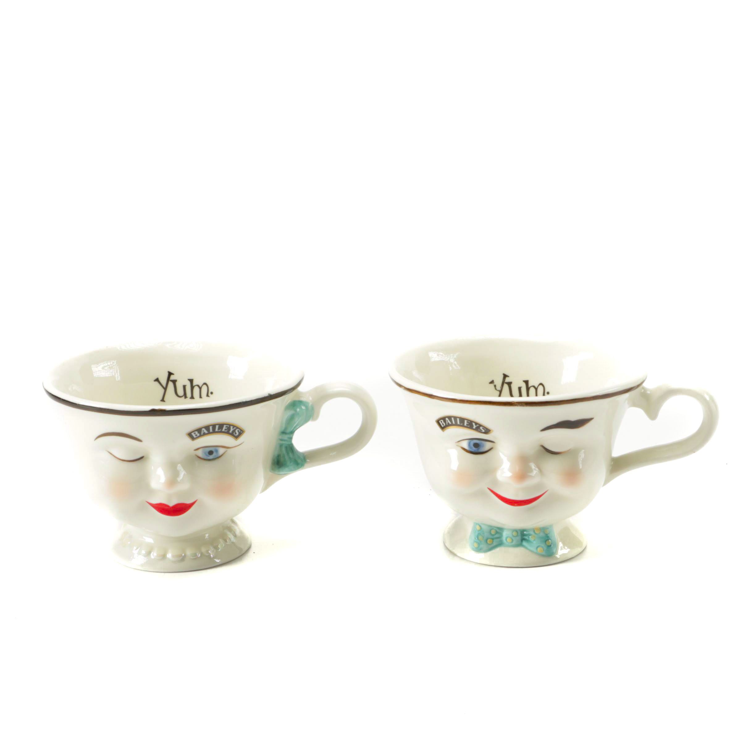 Pair of Bailey's Tea Cups