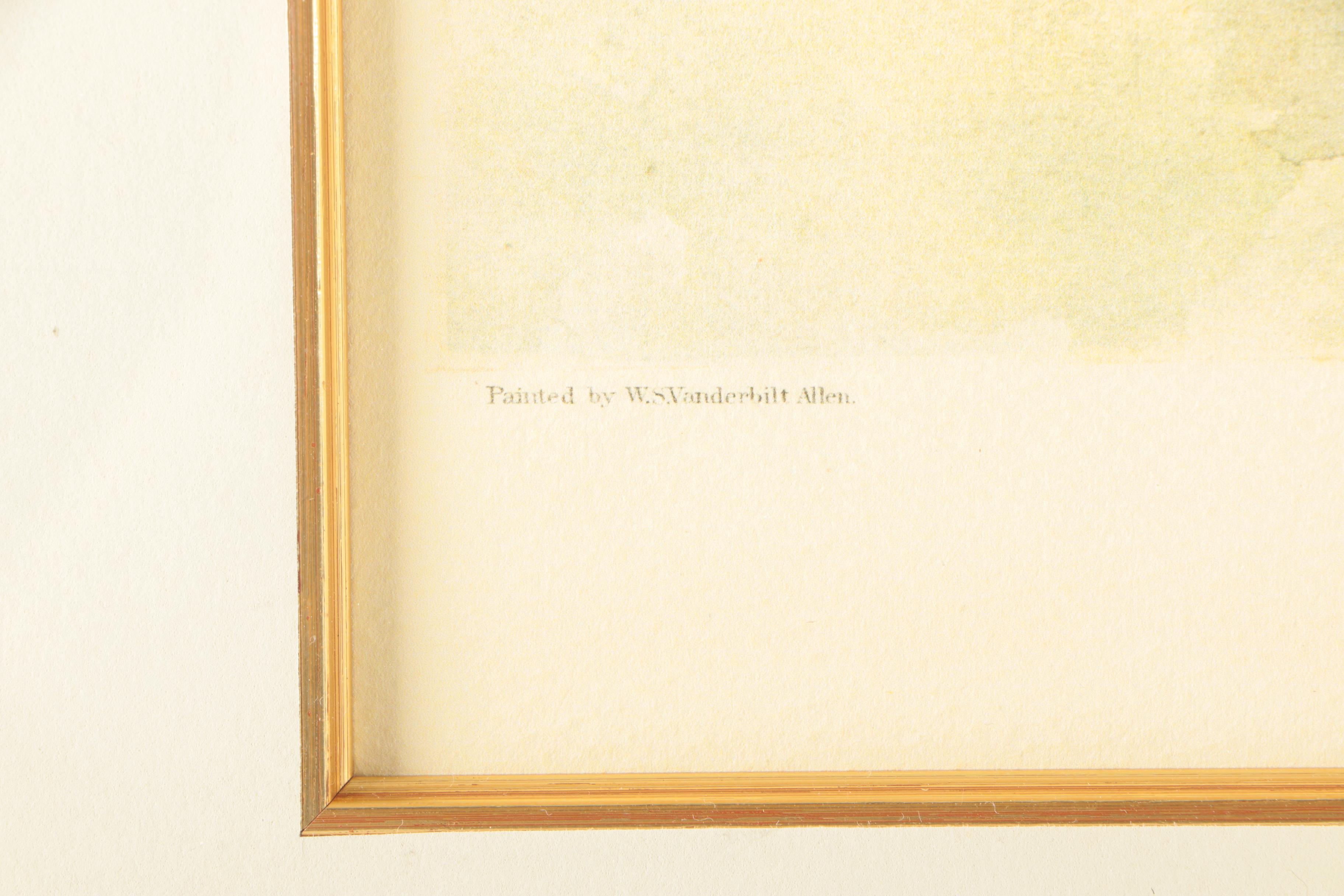 Two Heliotype Prints Of Polo Matches after W.S. Vanderbilt Allen