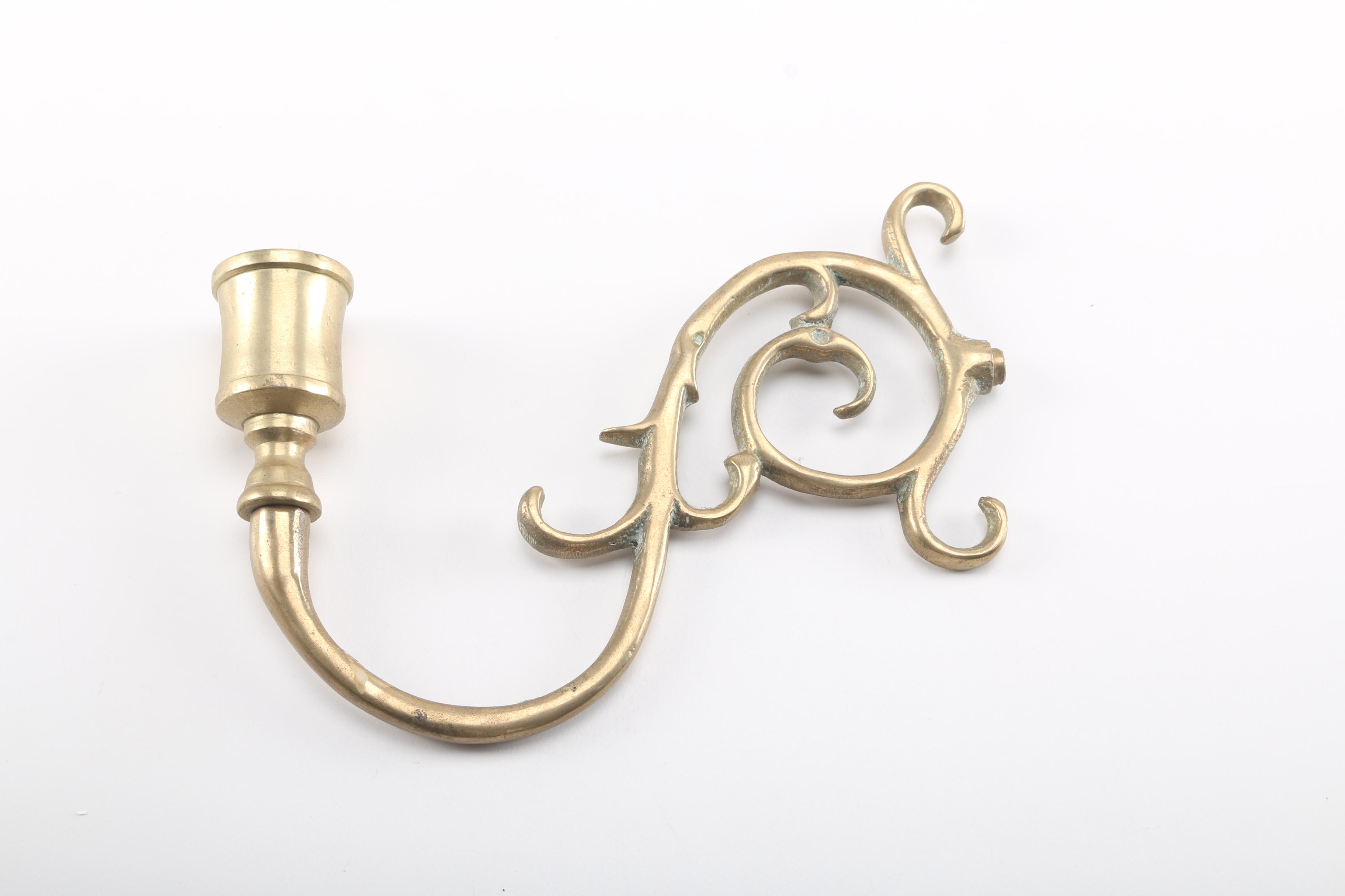 Brass Candleholders and Sconces