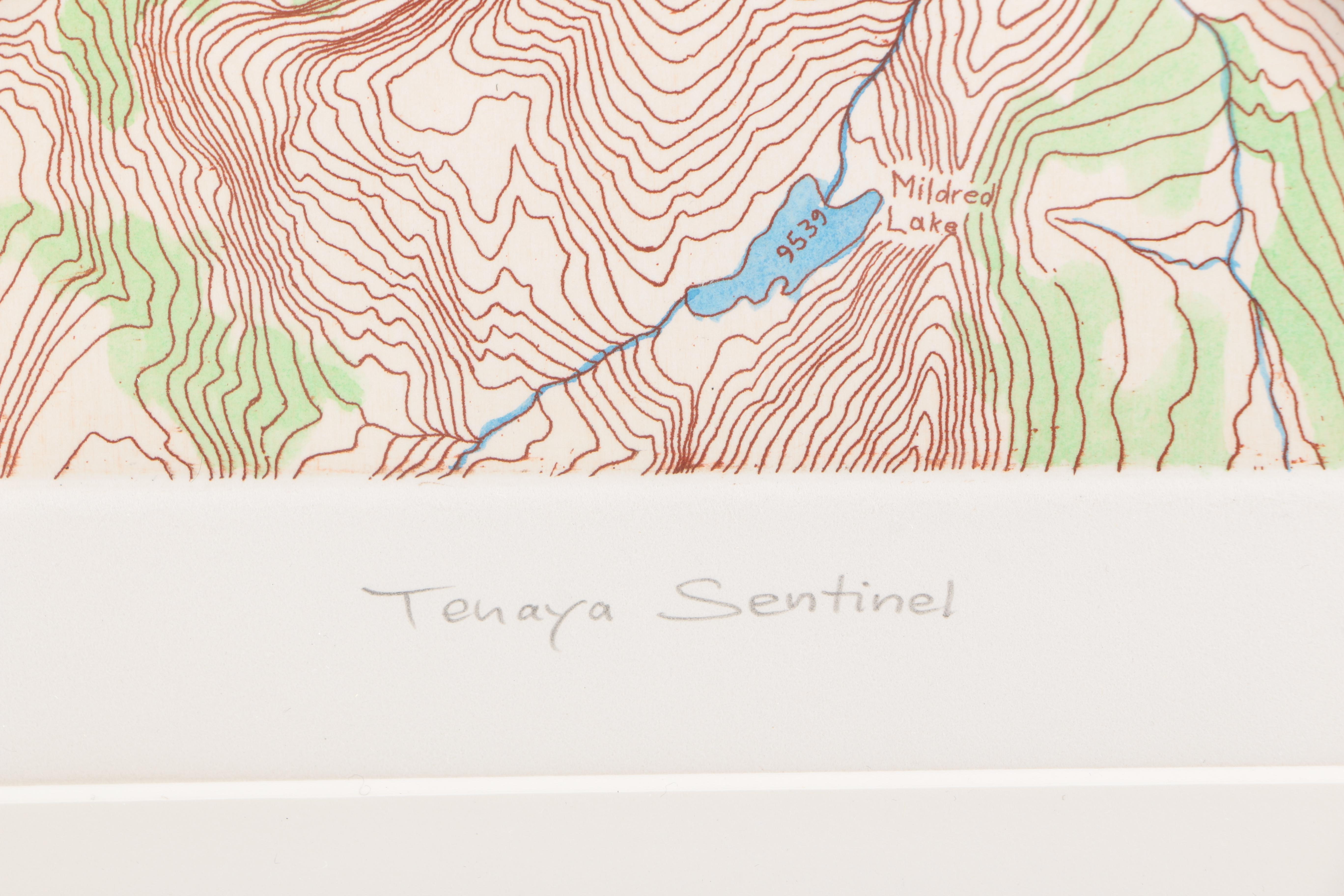 Claus Sievert Limited Edition Hand-Colored Etching "Tenaya Sentinel"