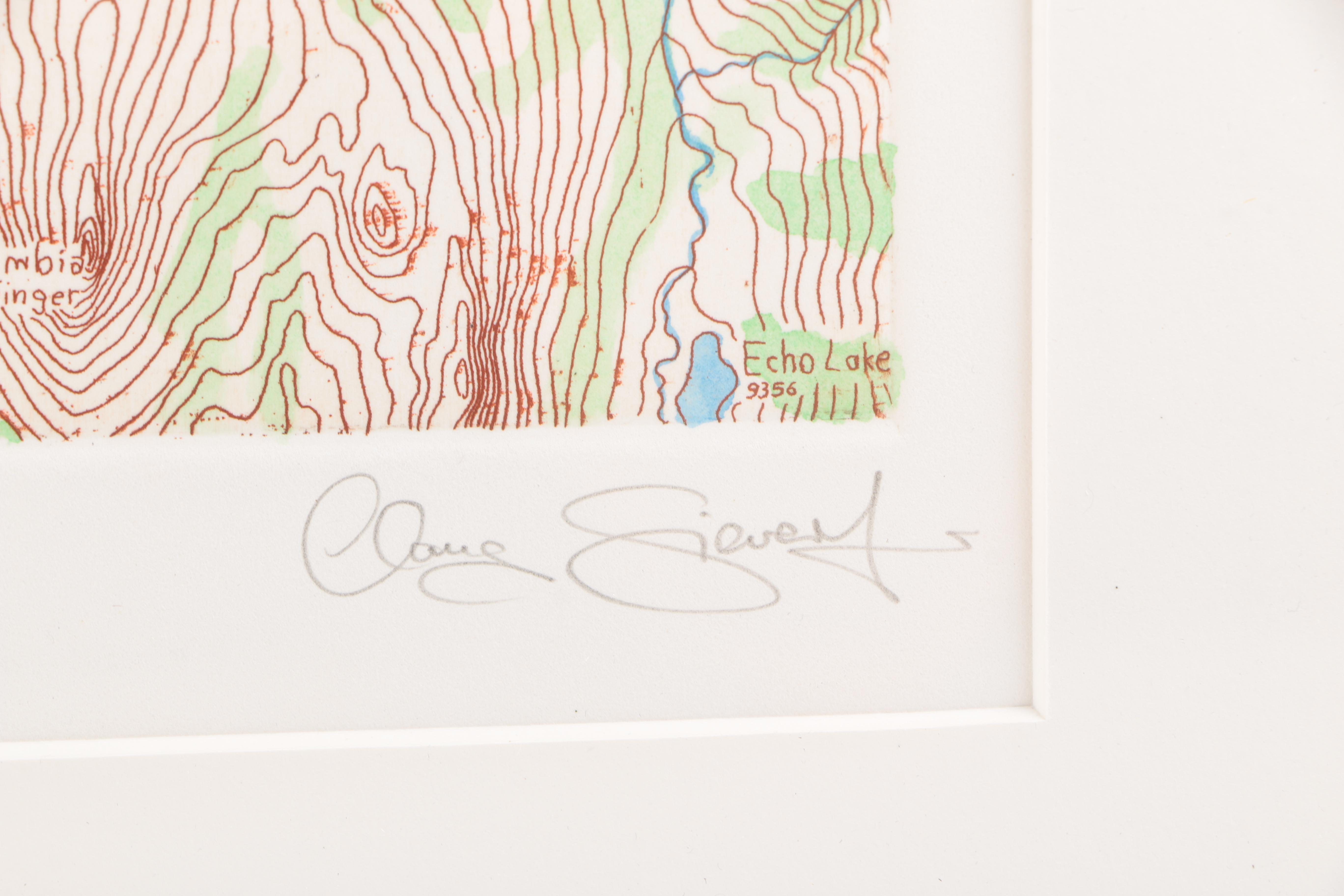 Claus Sievert Limited Edition Hand-Colored Etching "Tenaya Sentinel"