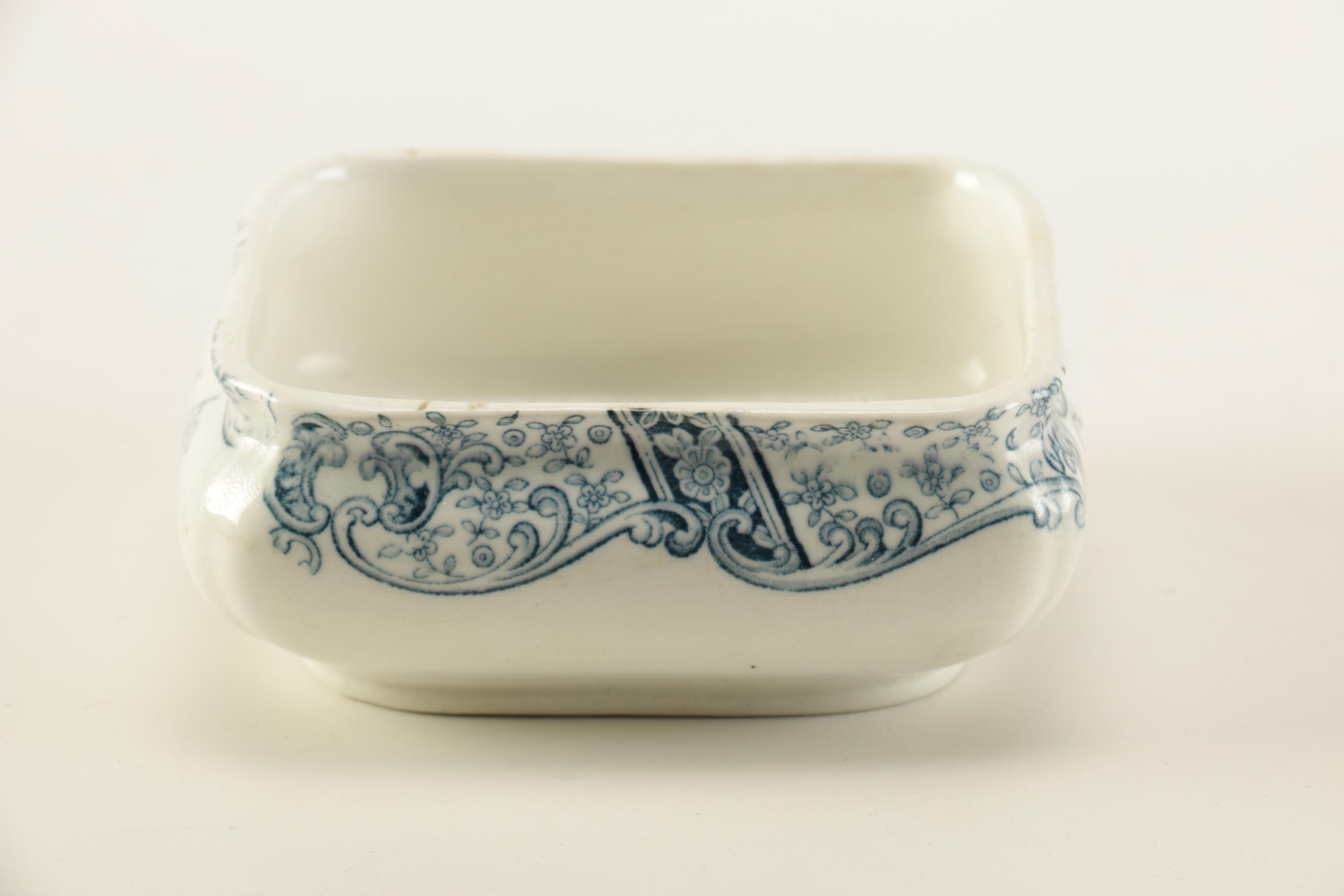 Décor Including Antique Doulton Burslem China and Invalid Feeder