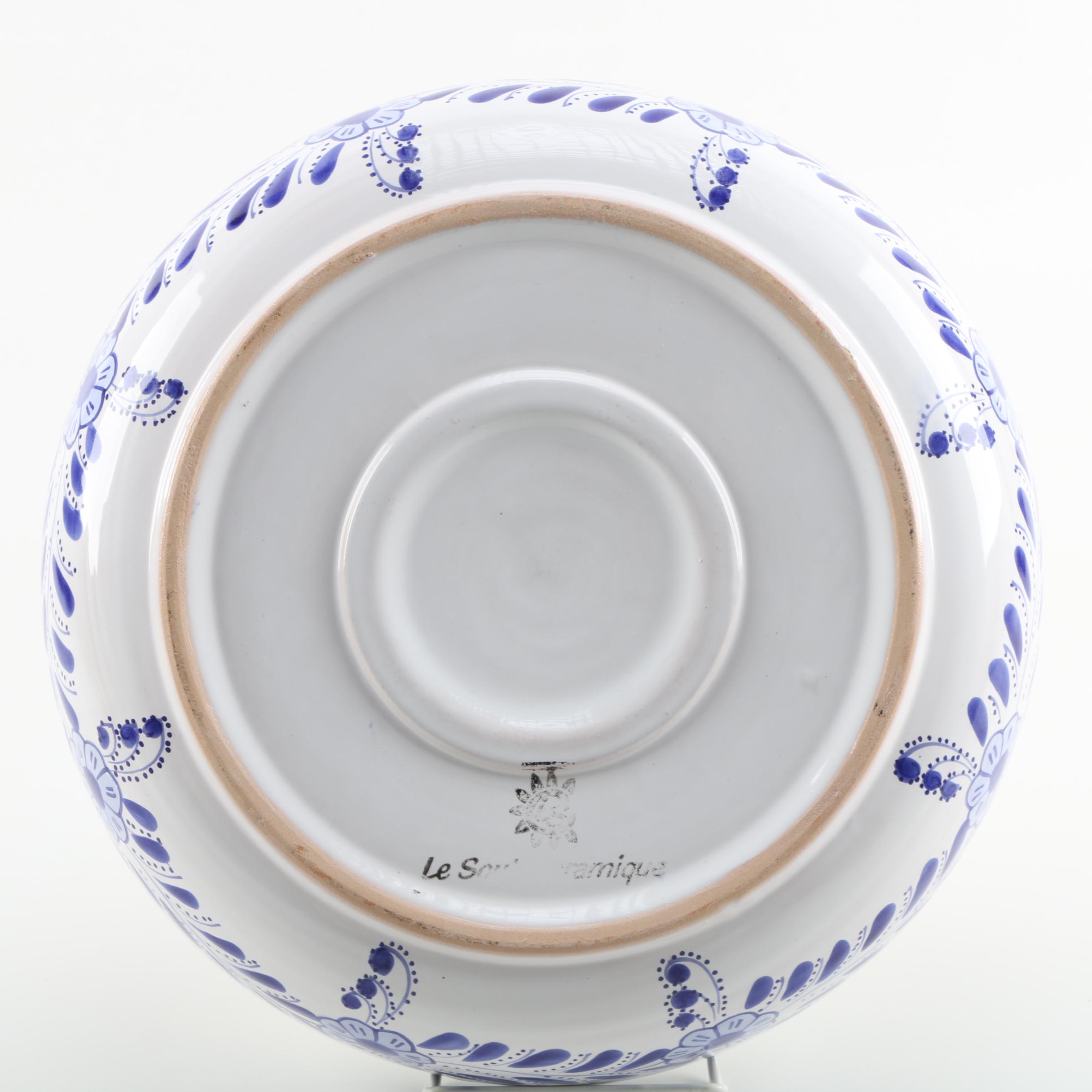Hand-Painted European Faience Ceramics Including Delft