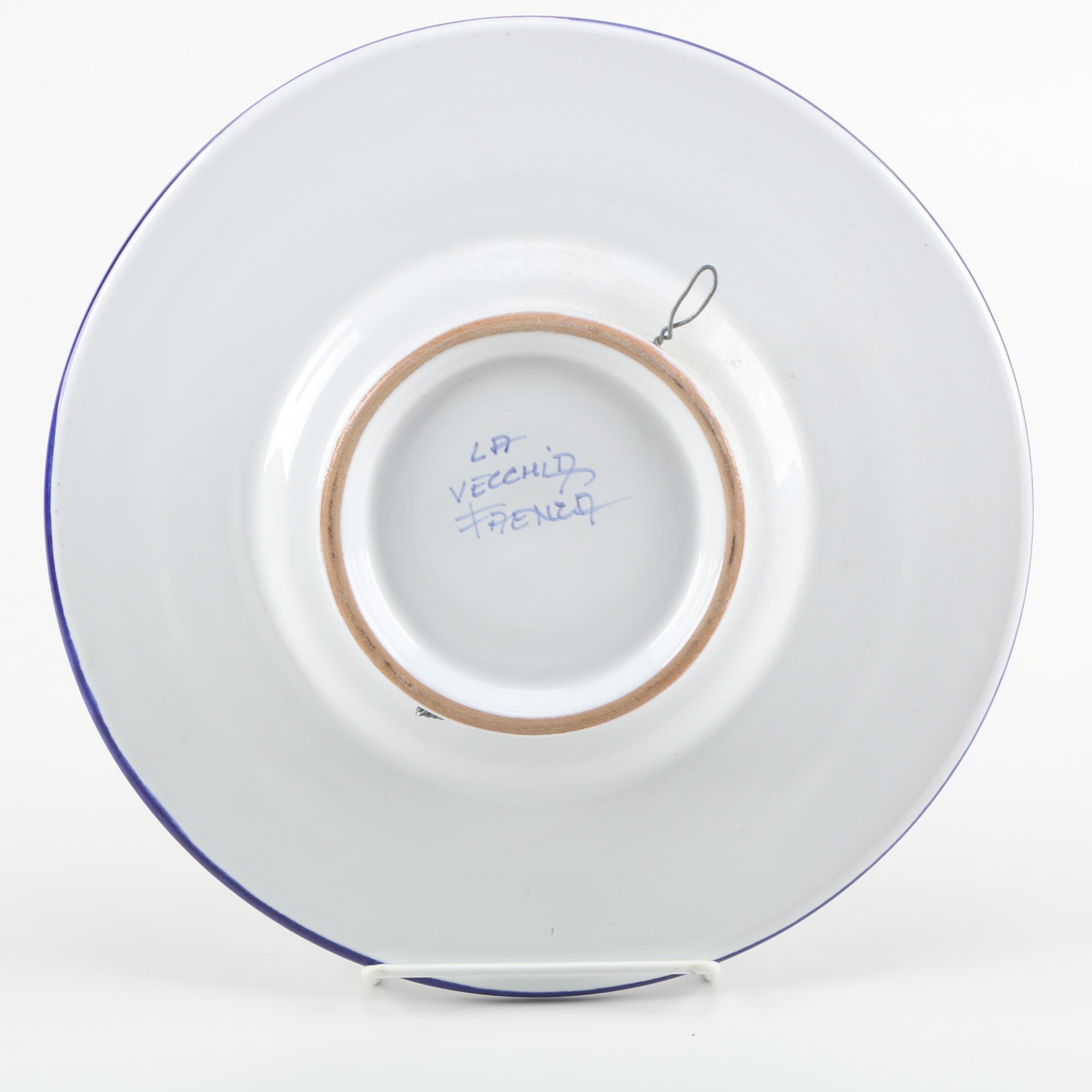 Hand-Painted European Faience Ceramics Including Delft