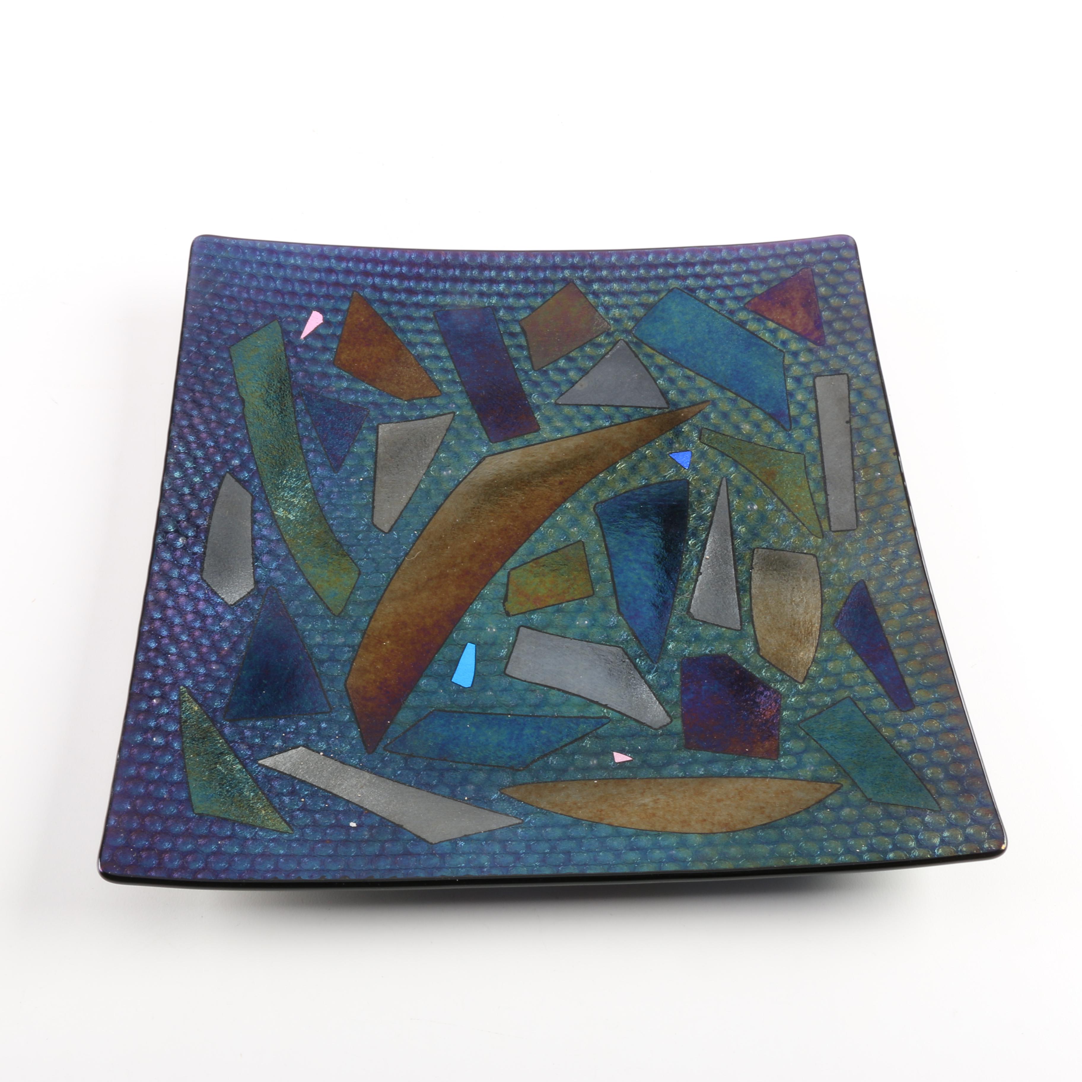 Art Glass Bowls and a Plate Including Corradetti