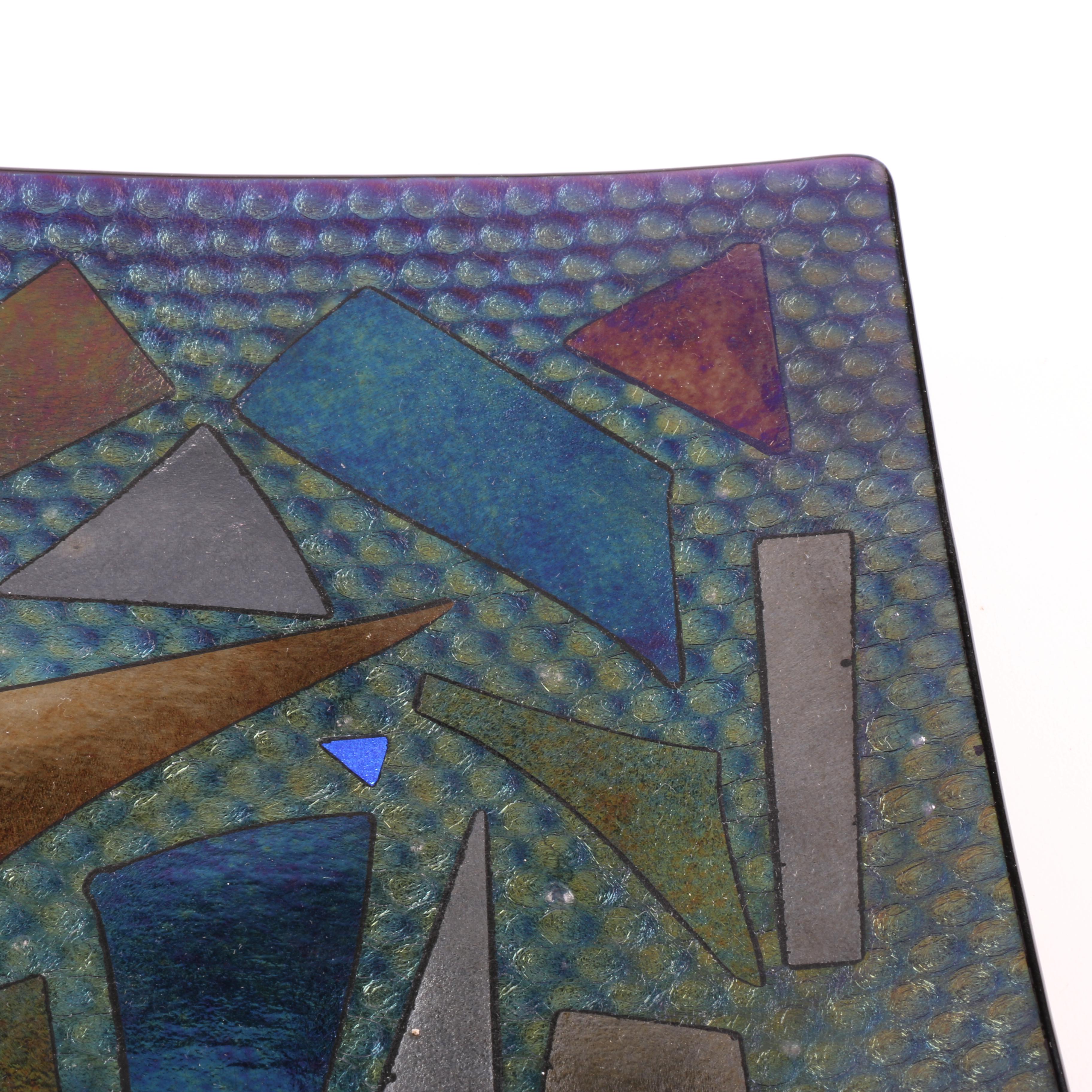 Art Glass Bowls and a Plate Including Corradetti