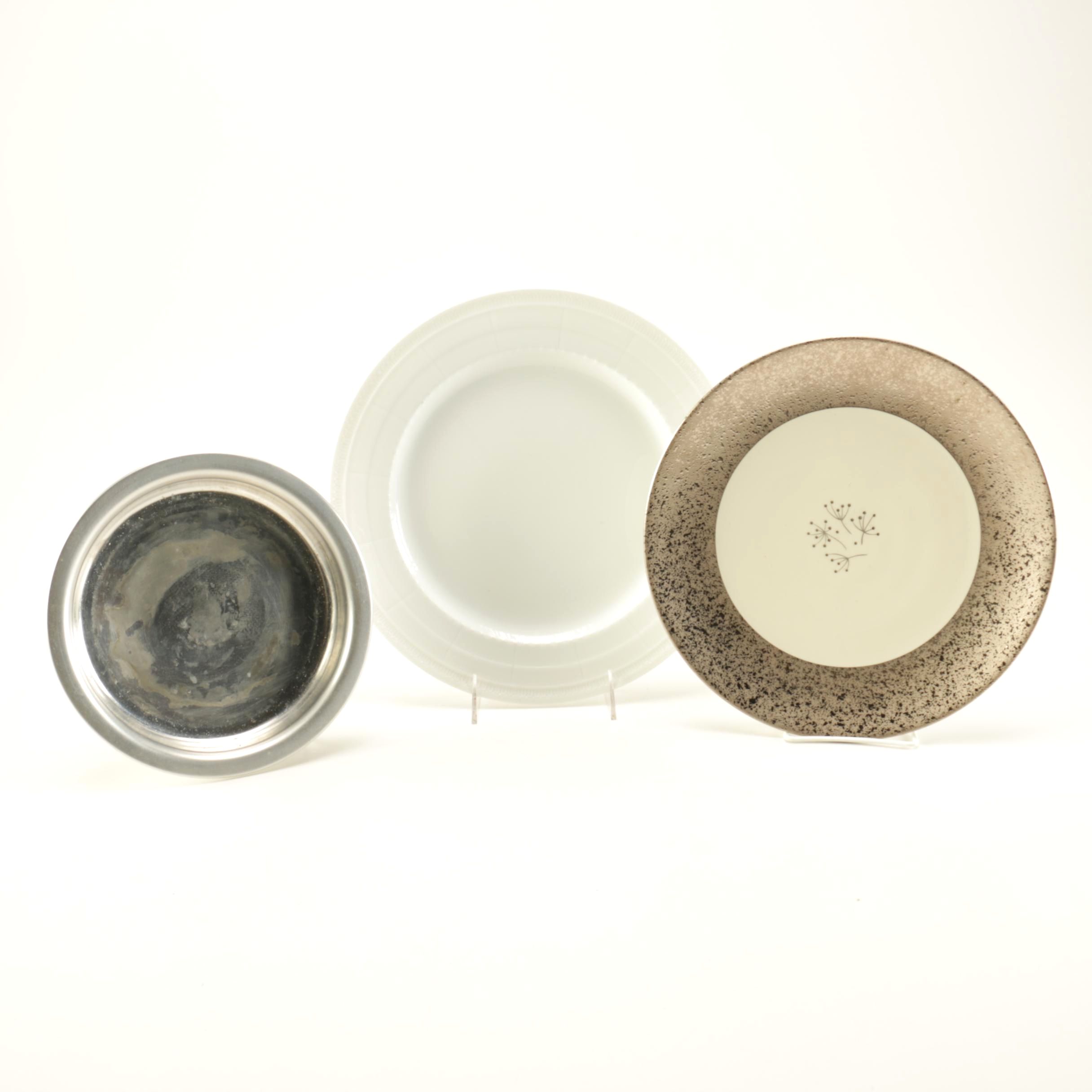 Assortment of Contemporary Plates