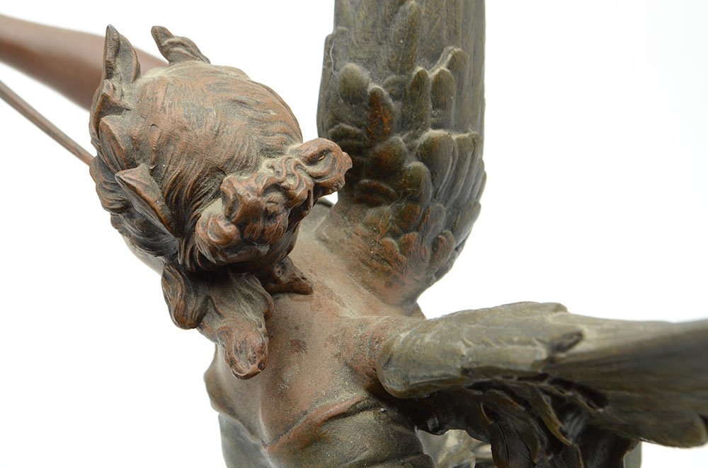 Metal Sculpture After Louis and François Moreau "La Renommée"