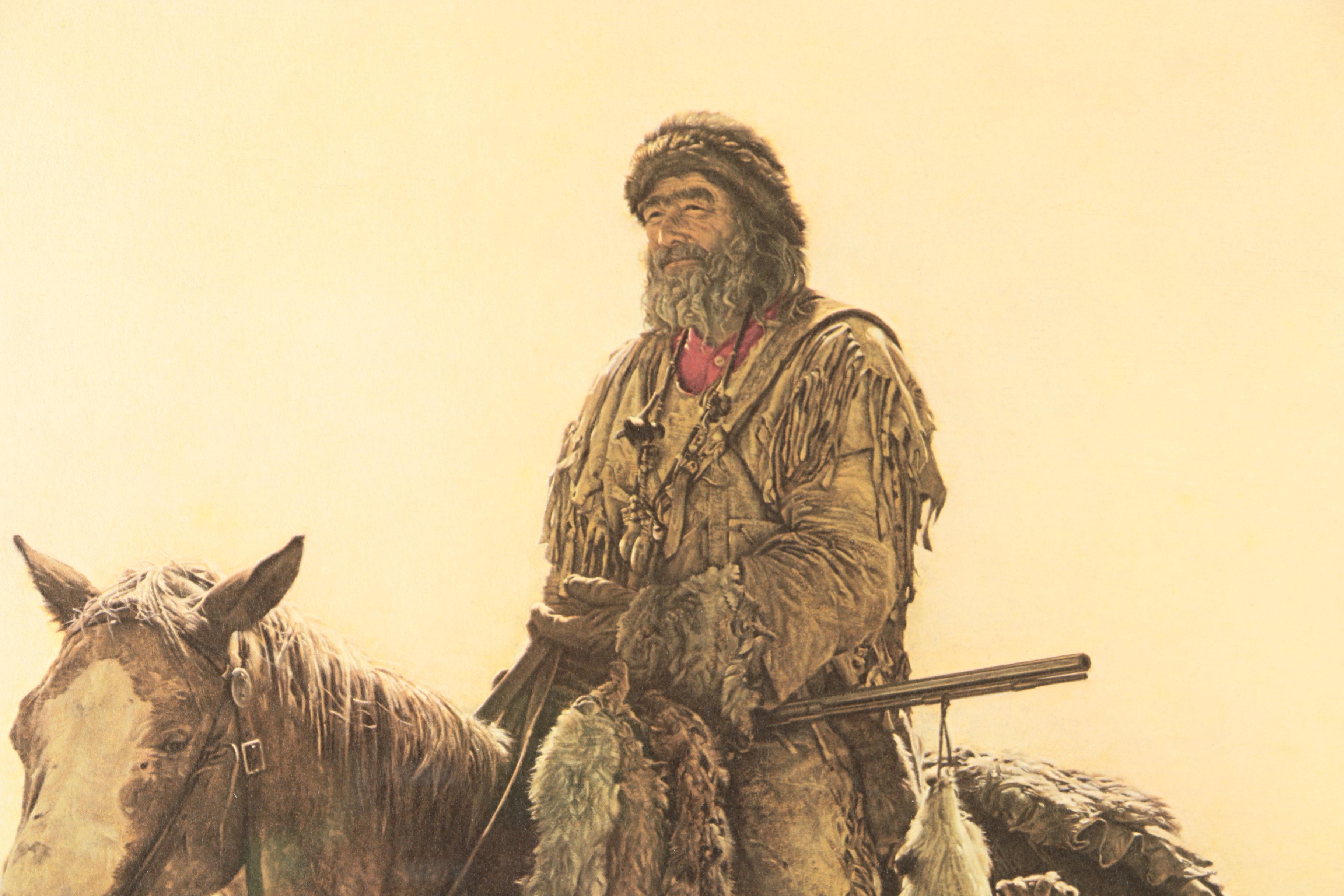 James Bama Limited Edition Offset Lithograph "Timber Jack Joe"