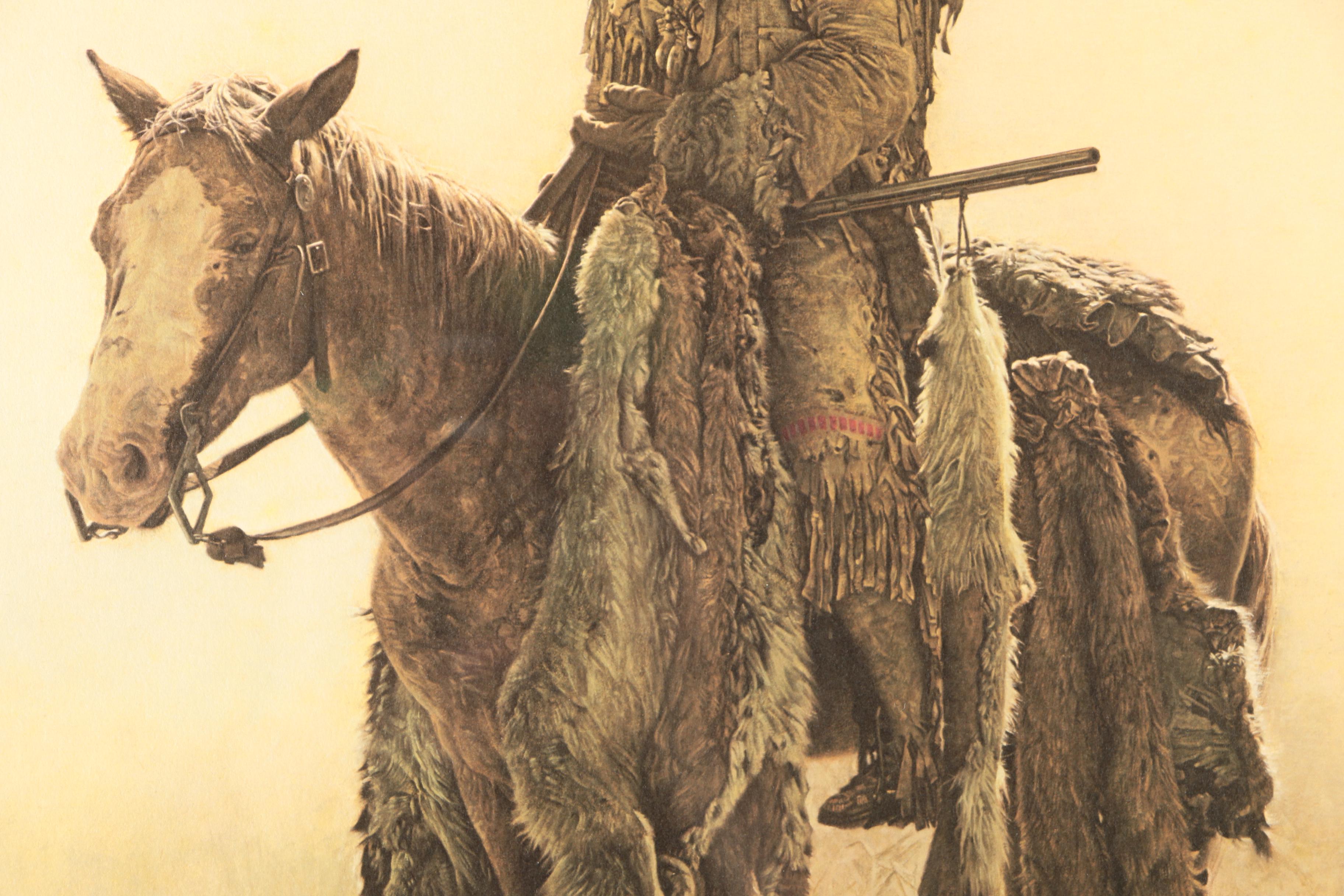 James Bama Limited Edition Offset Lithograph "Timber Jack Joe"