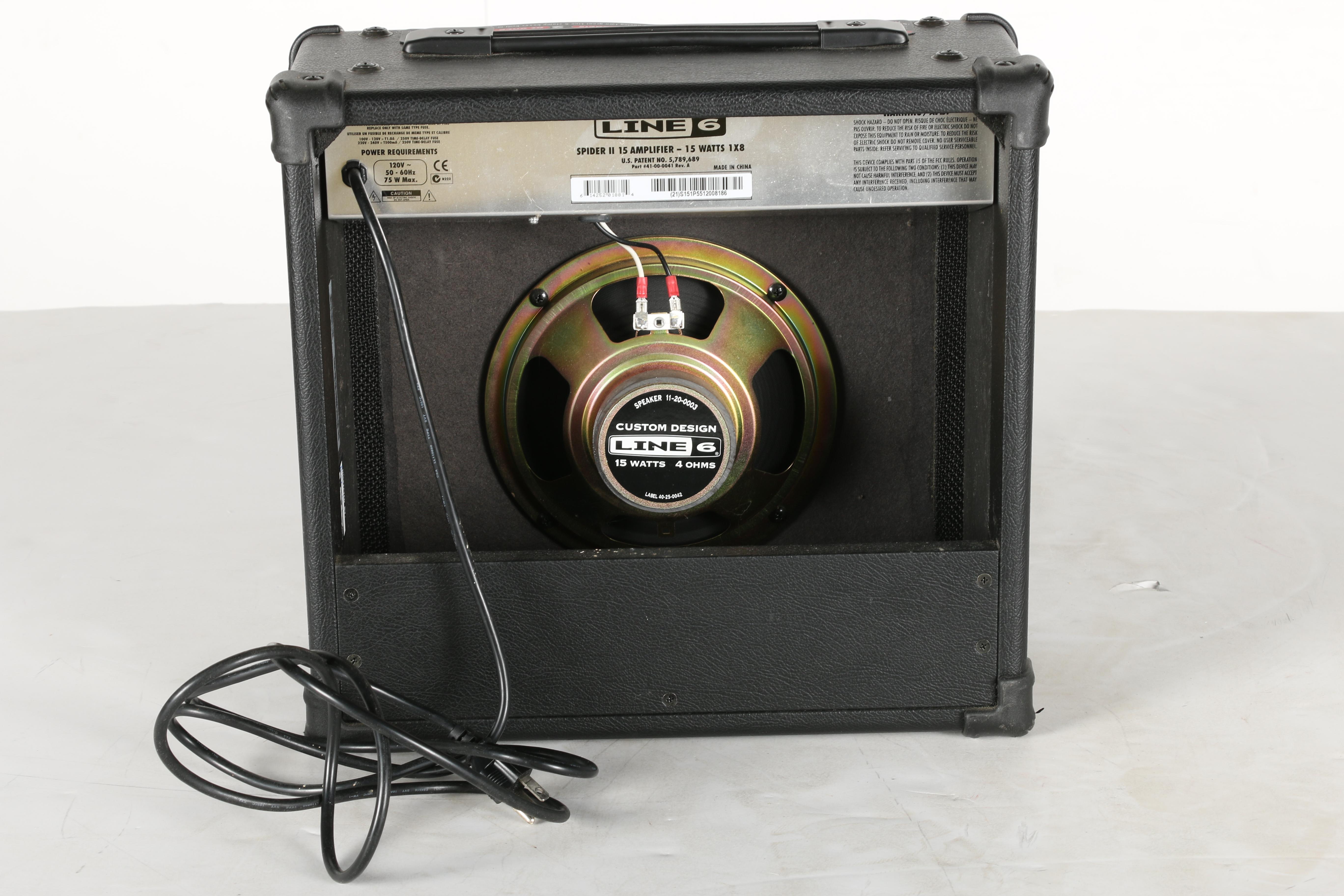 Line 6 Spider II 15 Watt Guitar Combo Amplifier