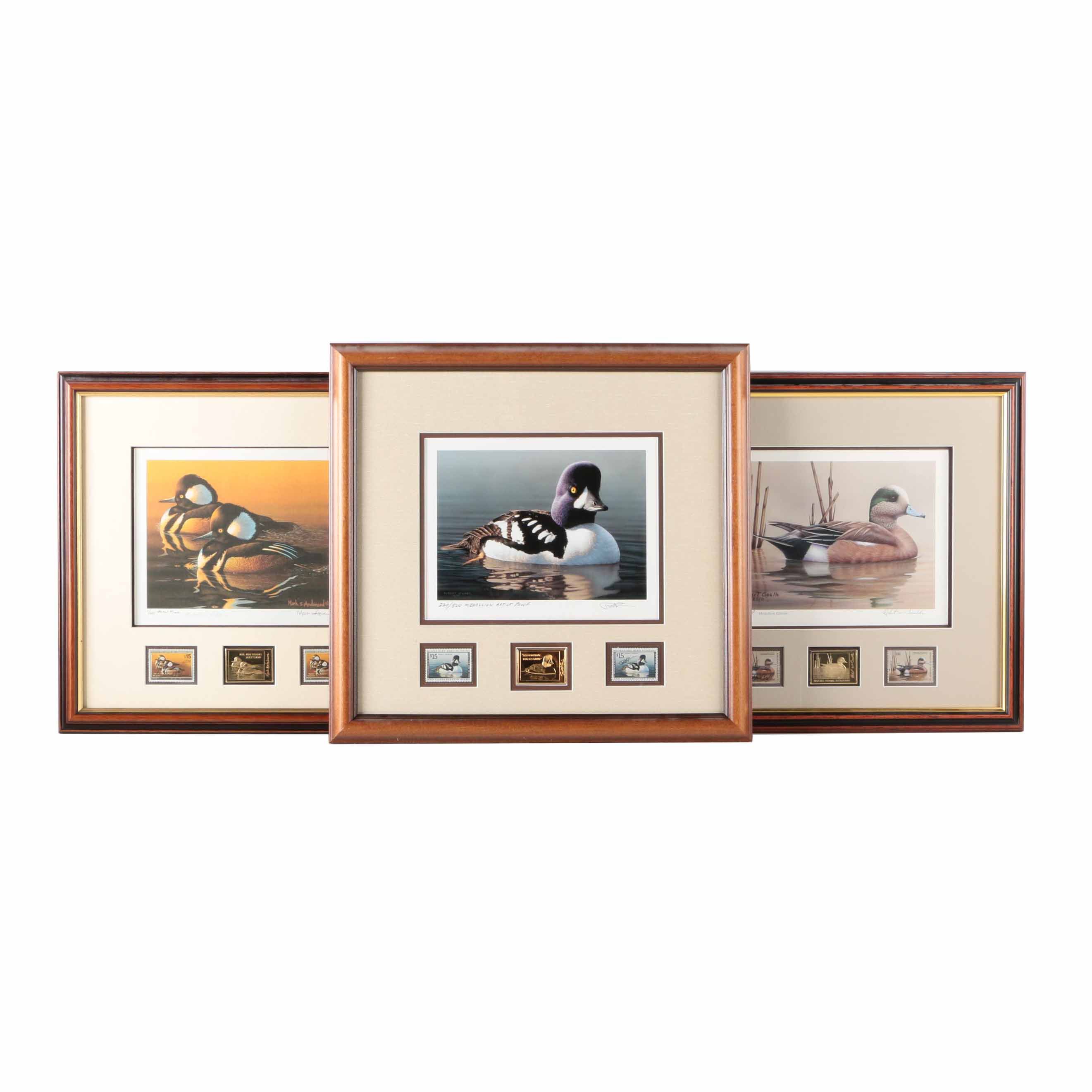 Limited Edition Offset Lithographs After Federal Duck Hunting Stamps