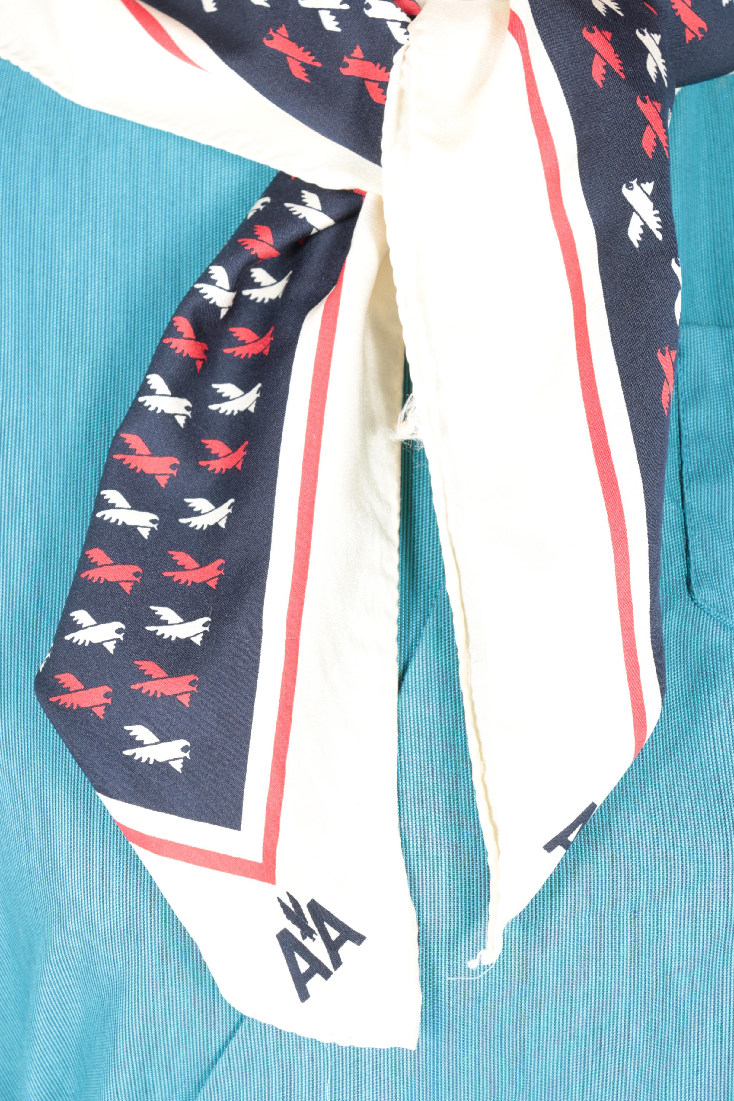 Vintage 1964 American Airlines Stewardess Uniform and Accessories