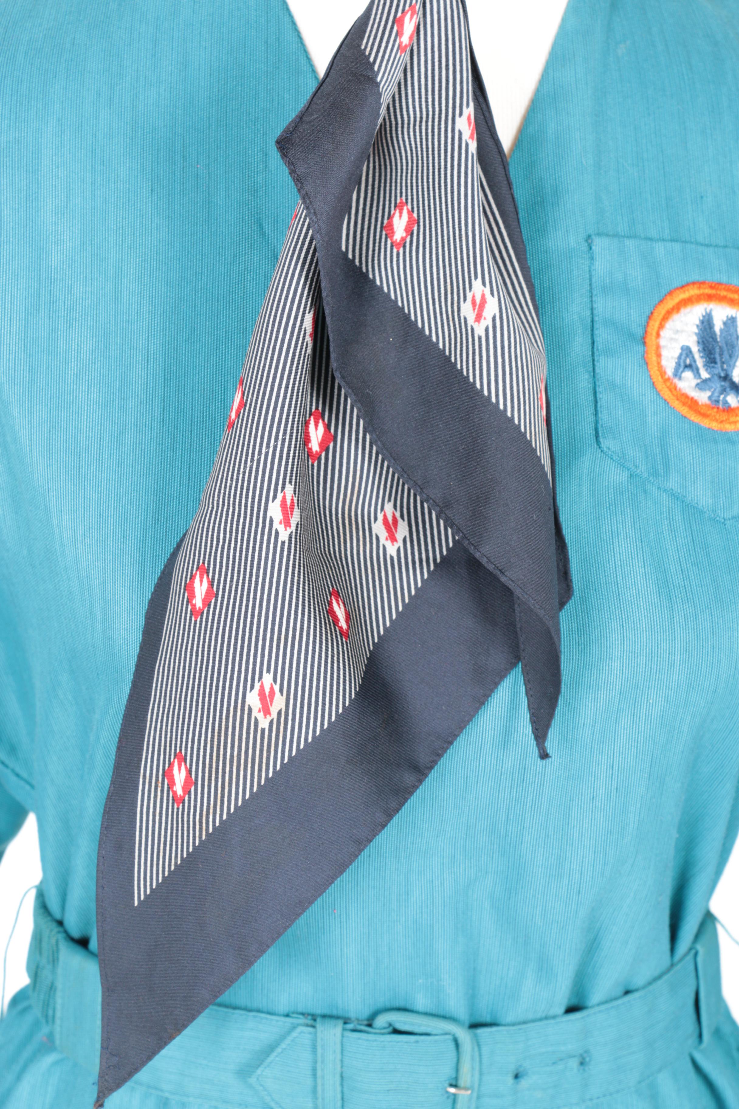 Vintage 1964 American Airlines Stewardess Uniform and Accessories