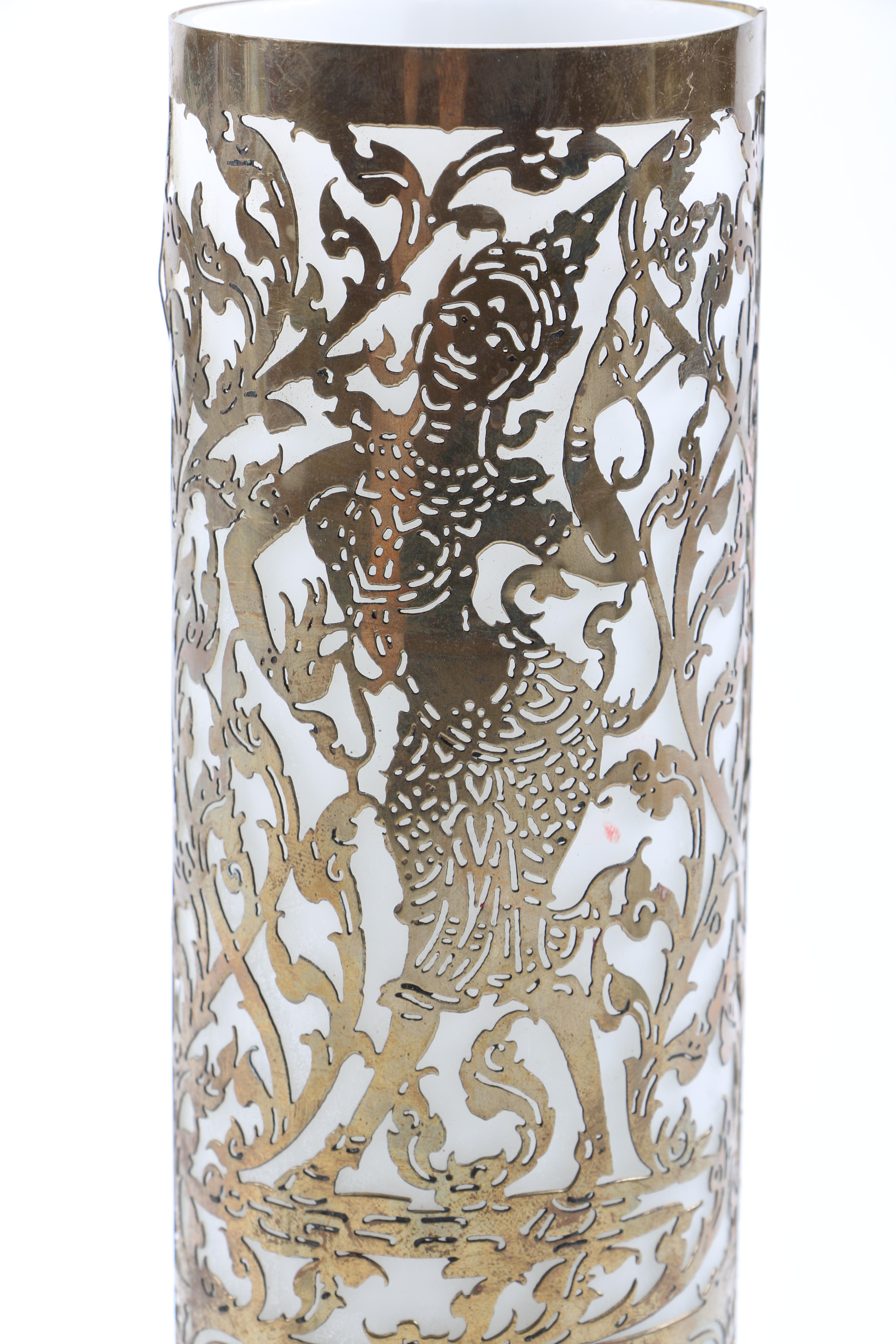 Brass Balinese Style Accent Lamps