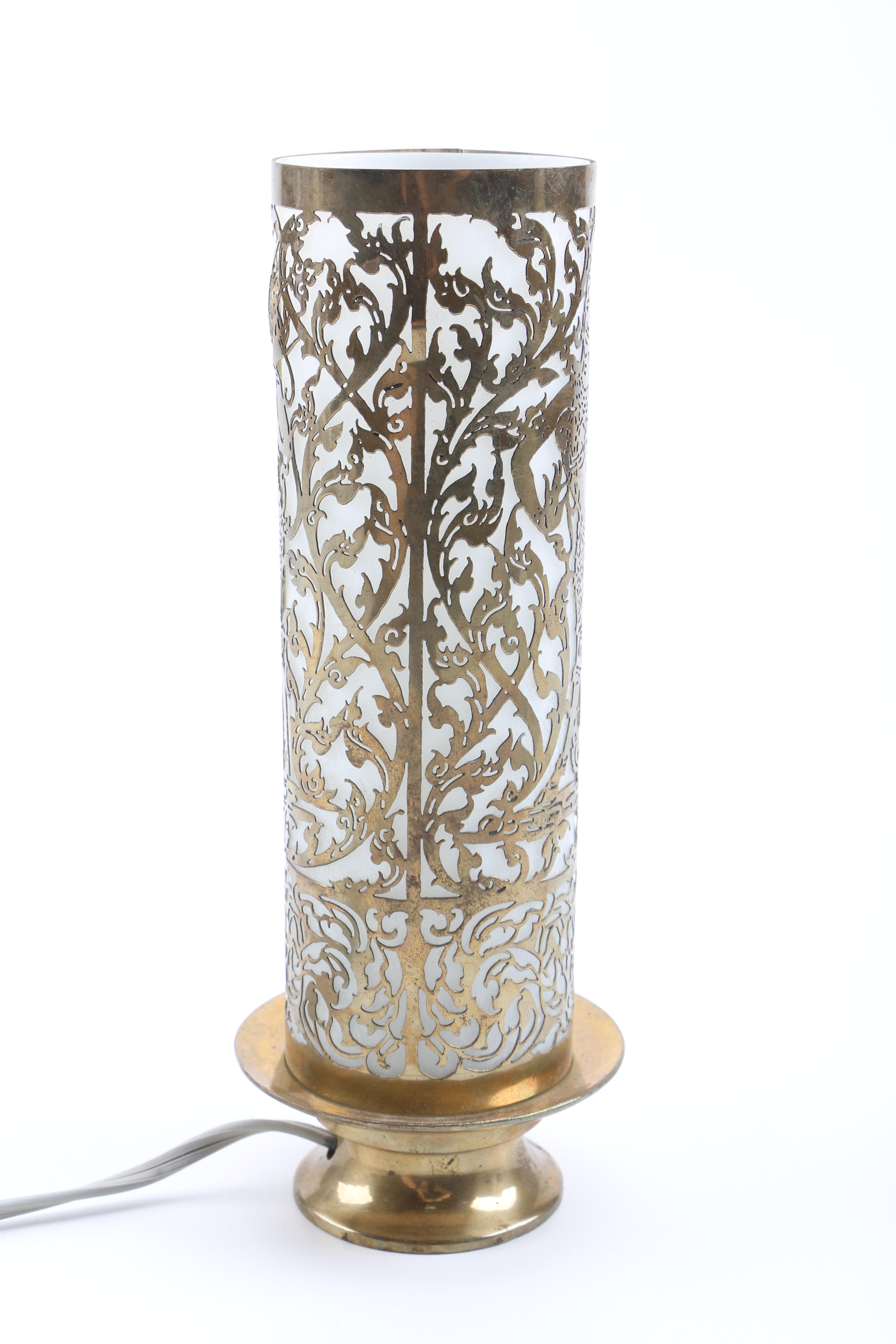 Brass Balinese Style Accent Lamps