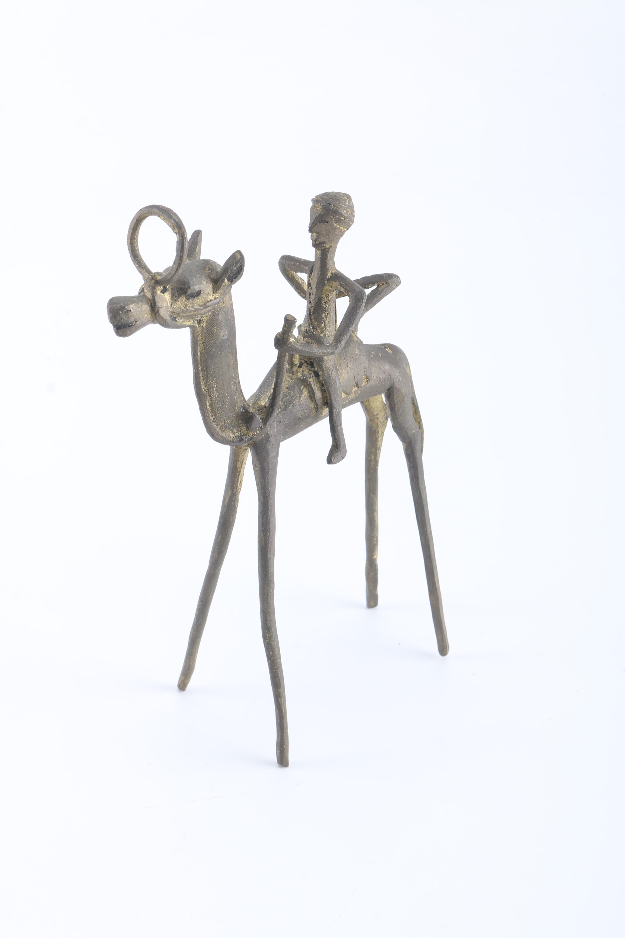 Primitive Style Brass Figurines