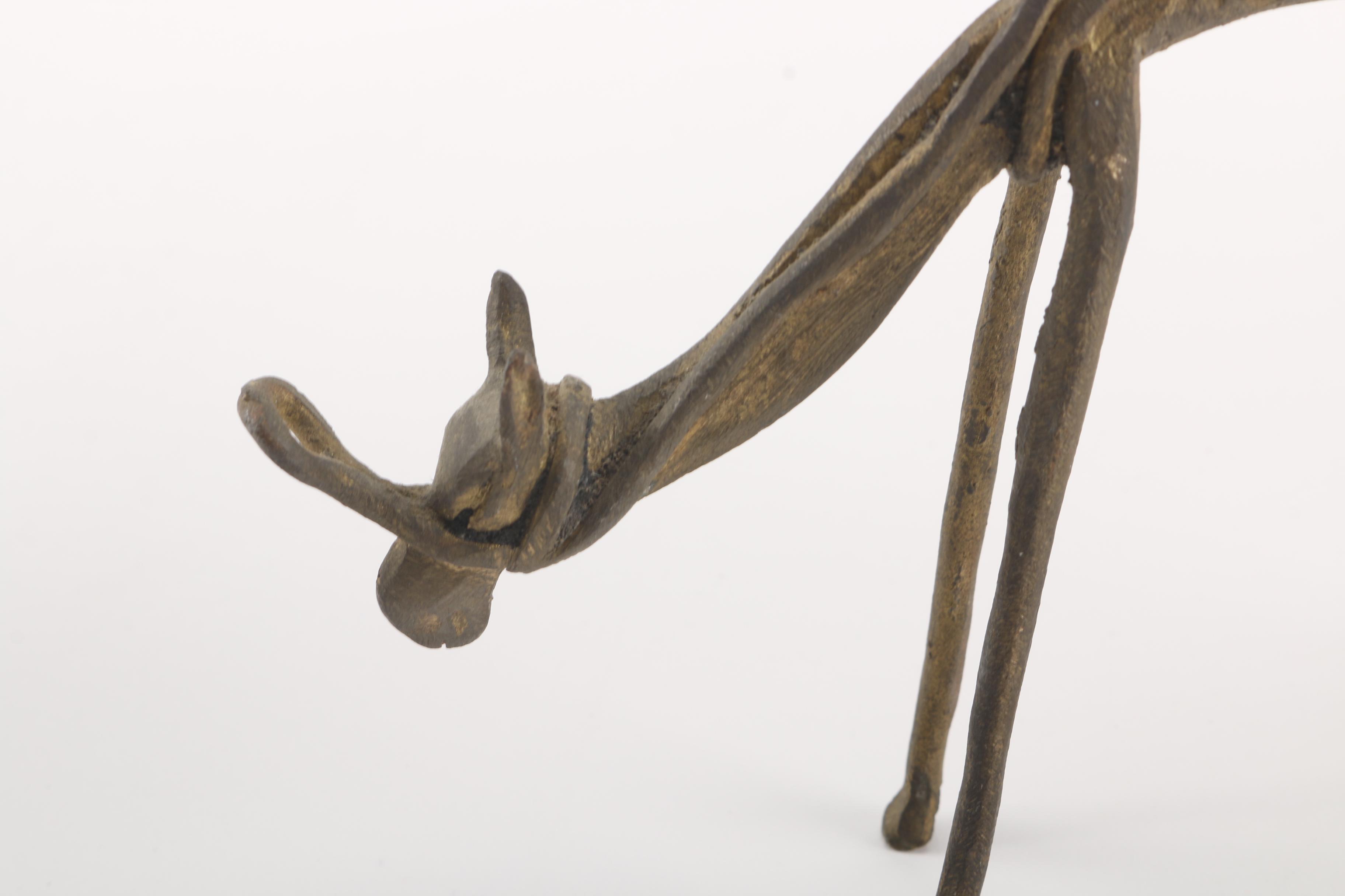 Primitive Style Brass Figurines