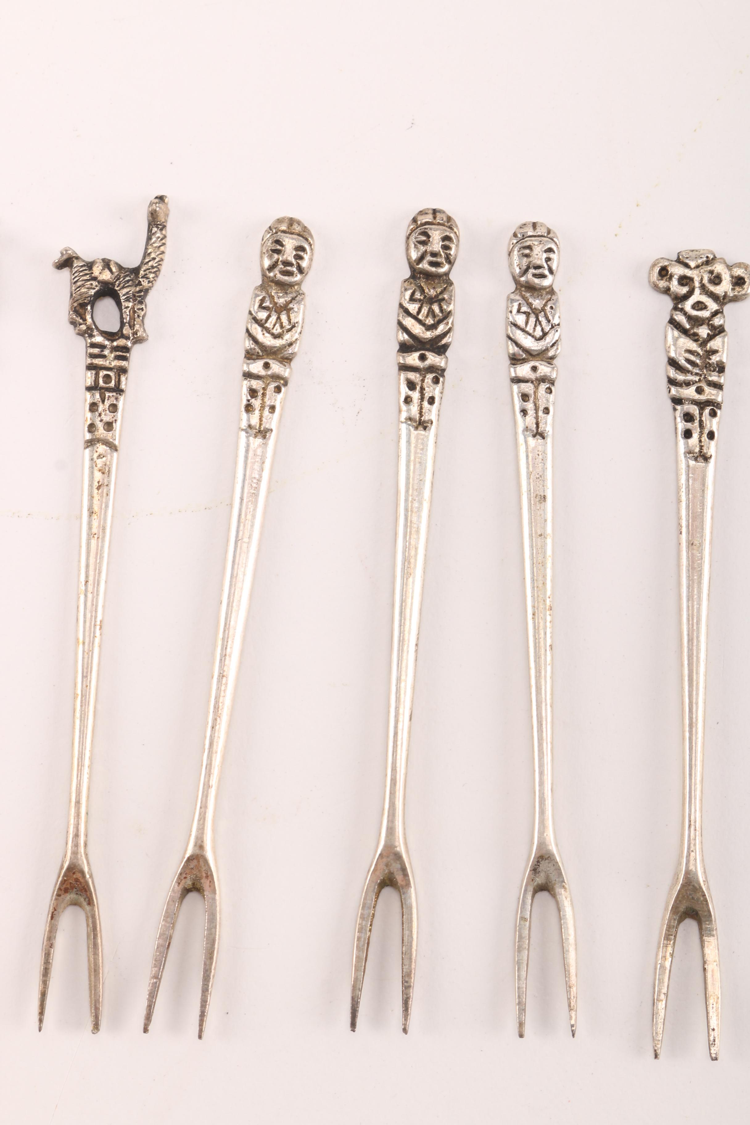 Peruvian Sterling Silver Cocktail Picks