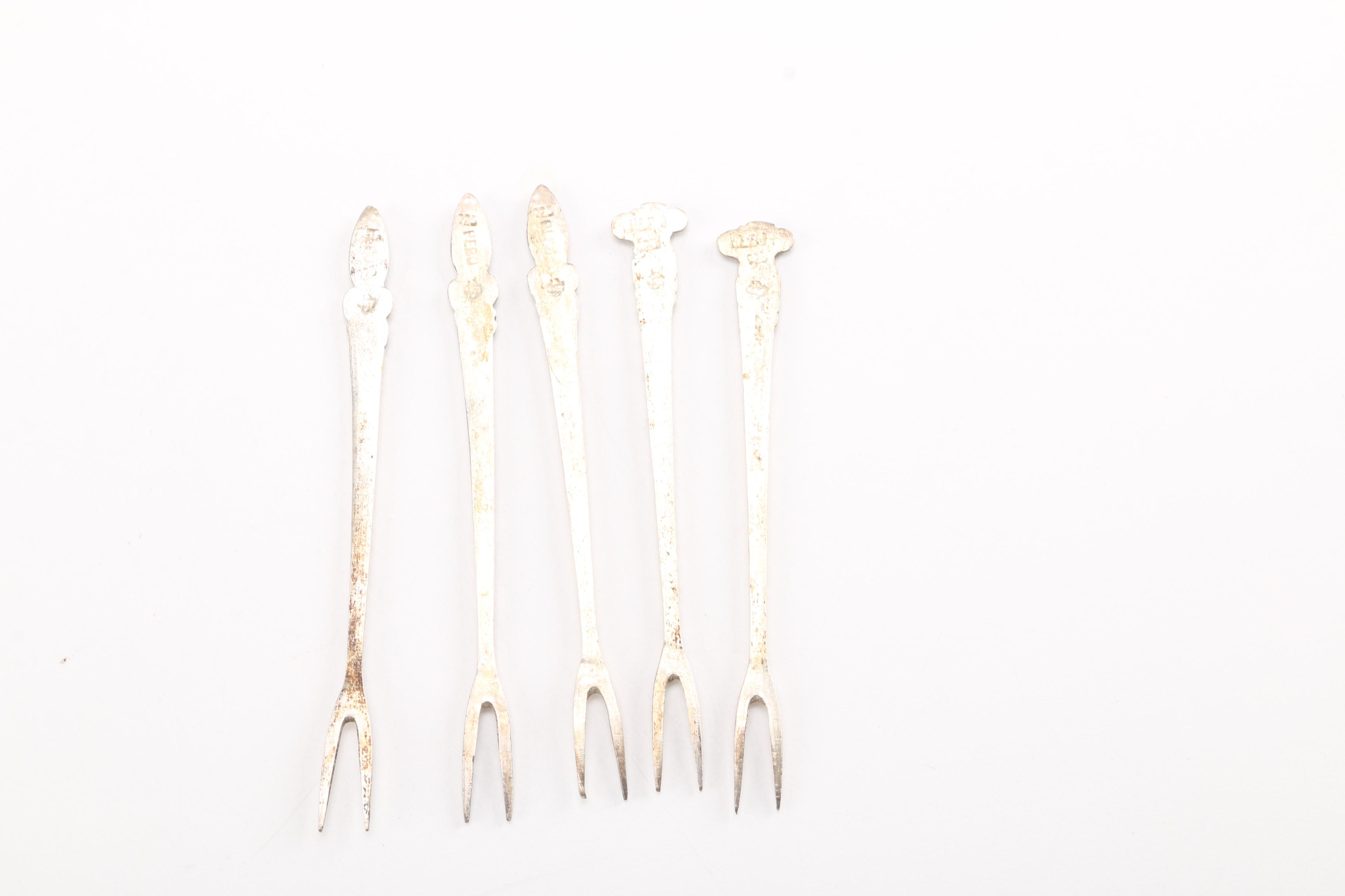 Peruvian Sterling Silver Cocktail Picks