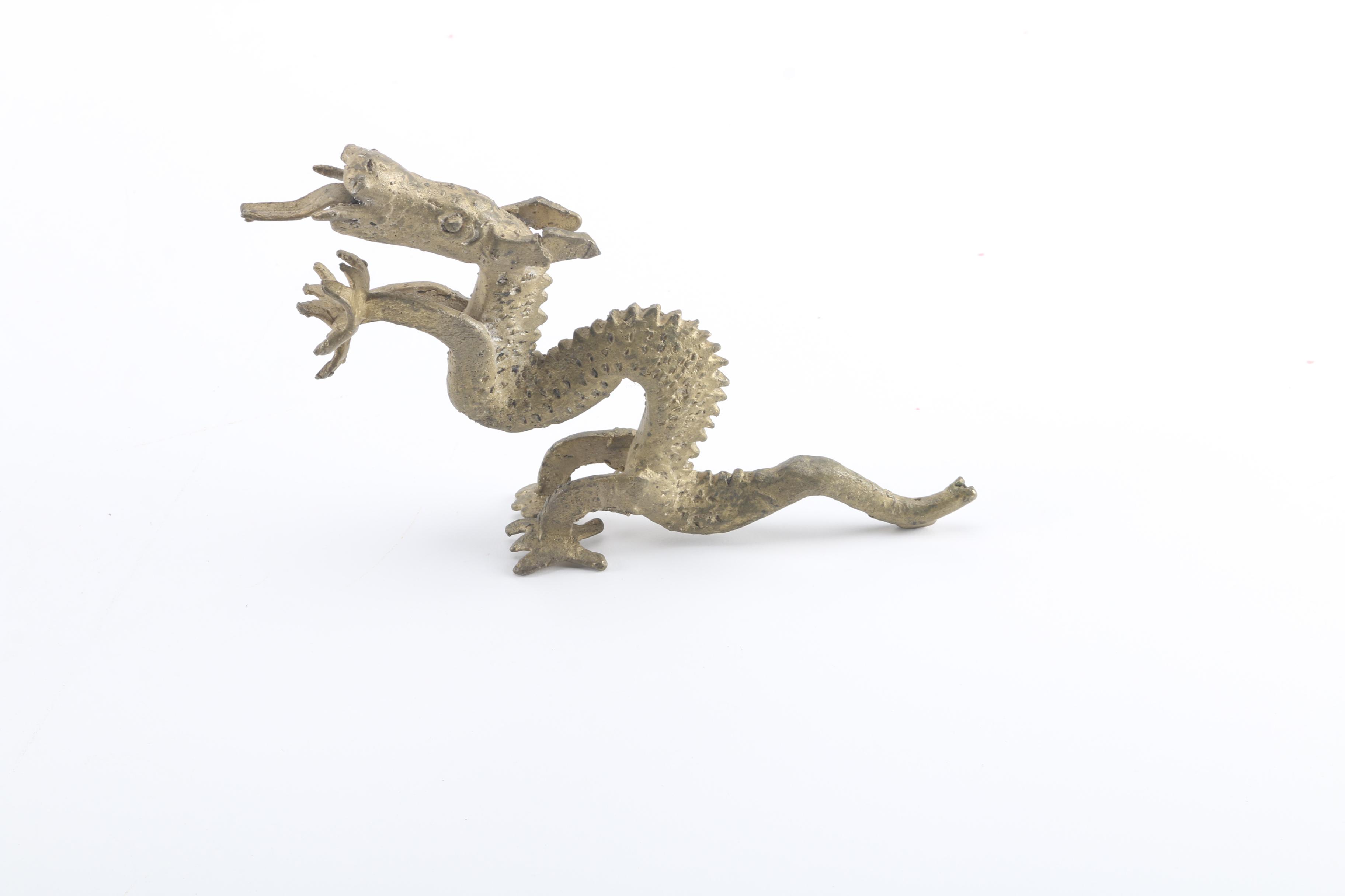 Brass Dragon Figurines
