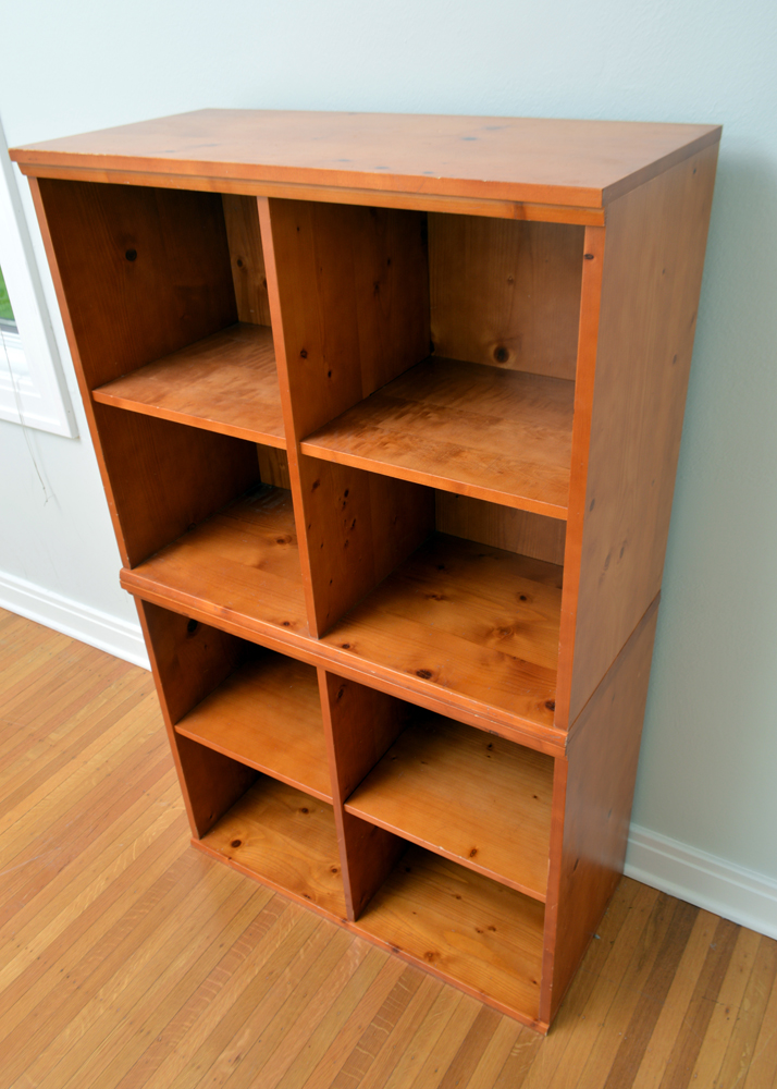 Pine Square Shelving Units