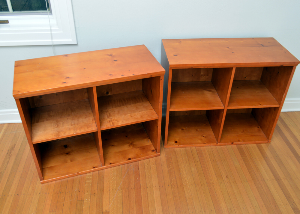 Pine Square Shelving Units