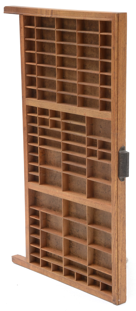 Antique Hamilton Mfg. Co. Printer's Drawer