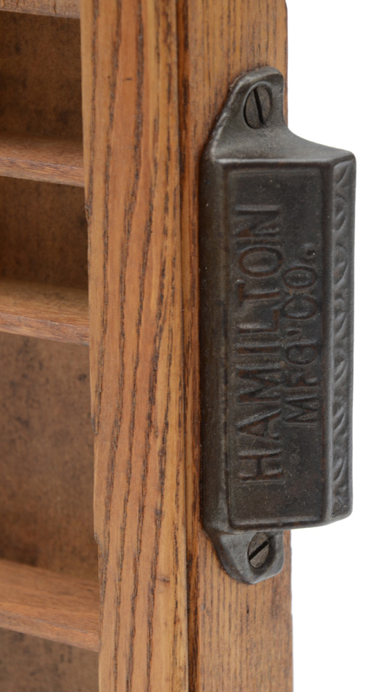 Antique Hamilton Mfg. Co. Printer's Drawer