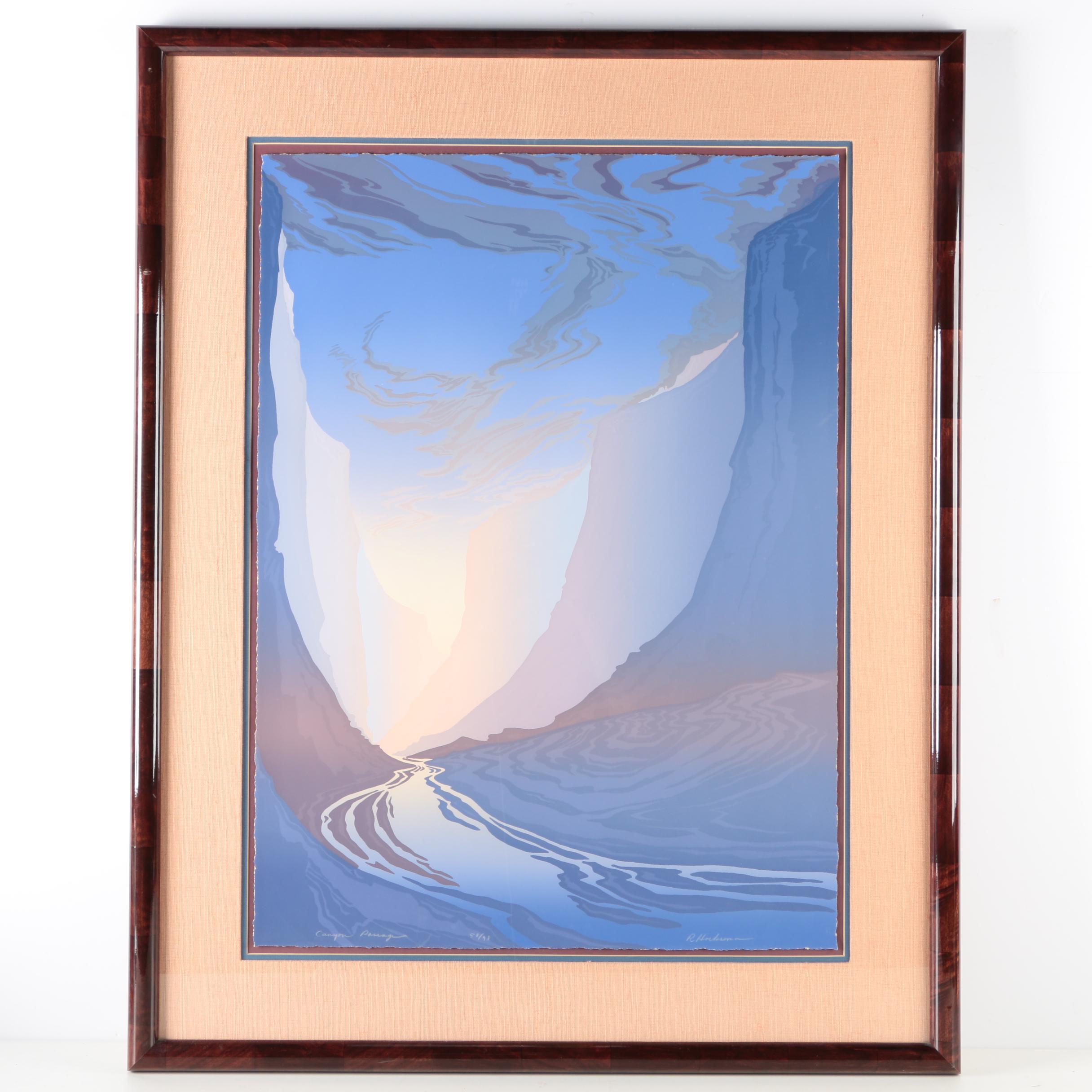 Ron Hoeksema Limited Edition Serigraph "Canyon Passage"
