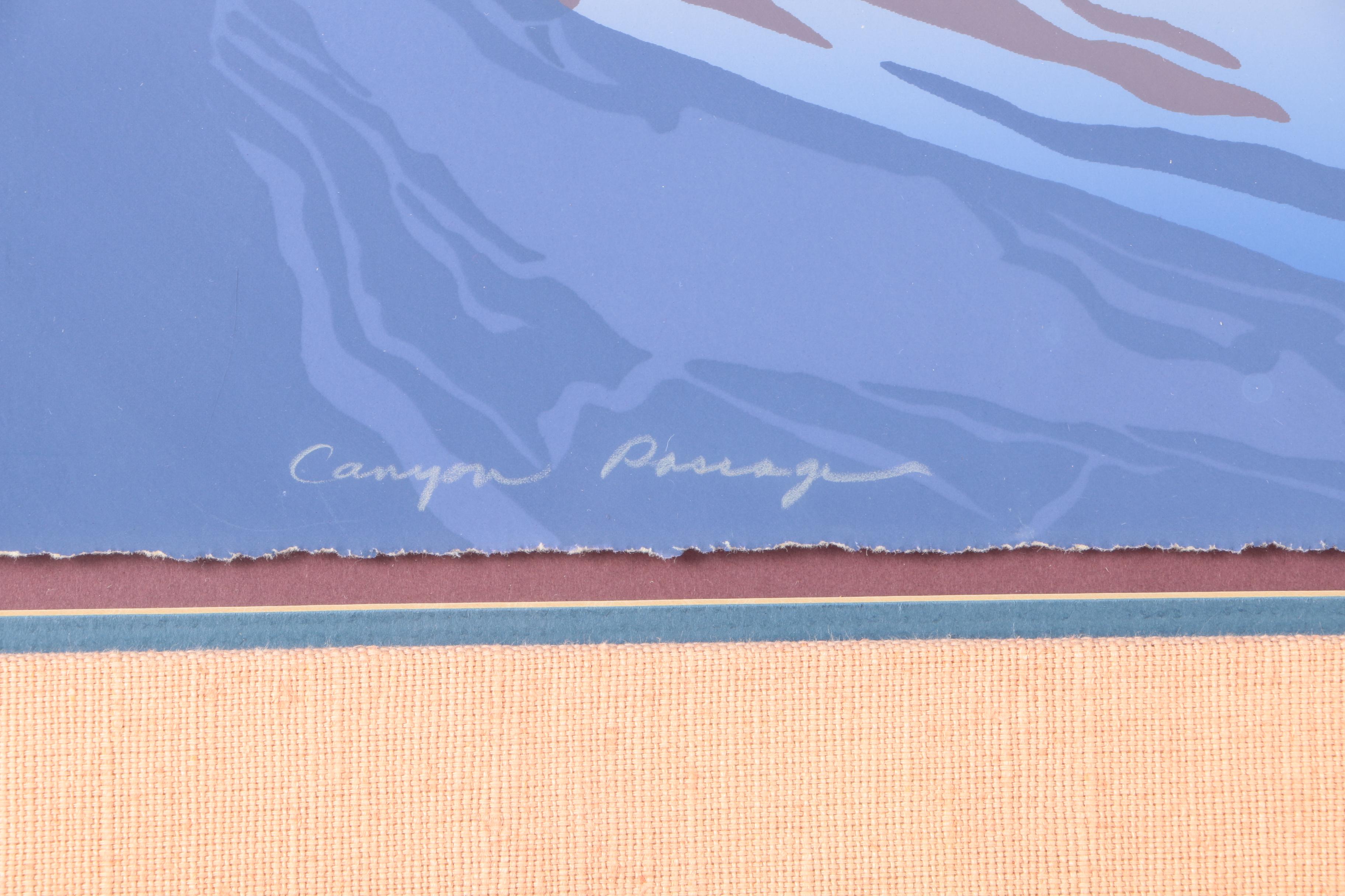 Ron Hoeksema Limited Edition Serigraph "Canyon Passage"