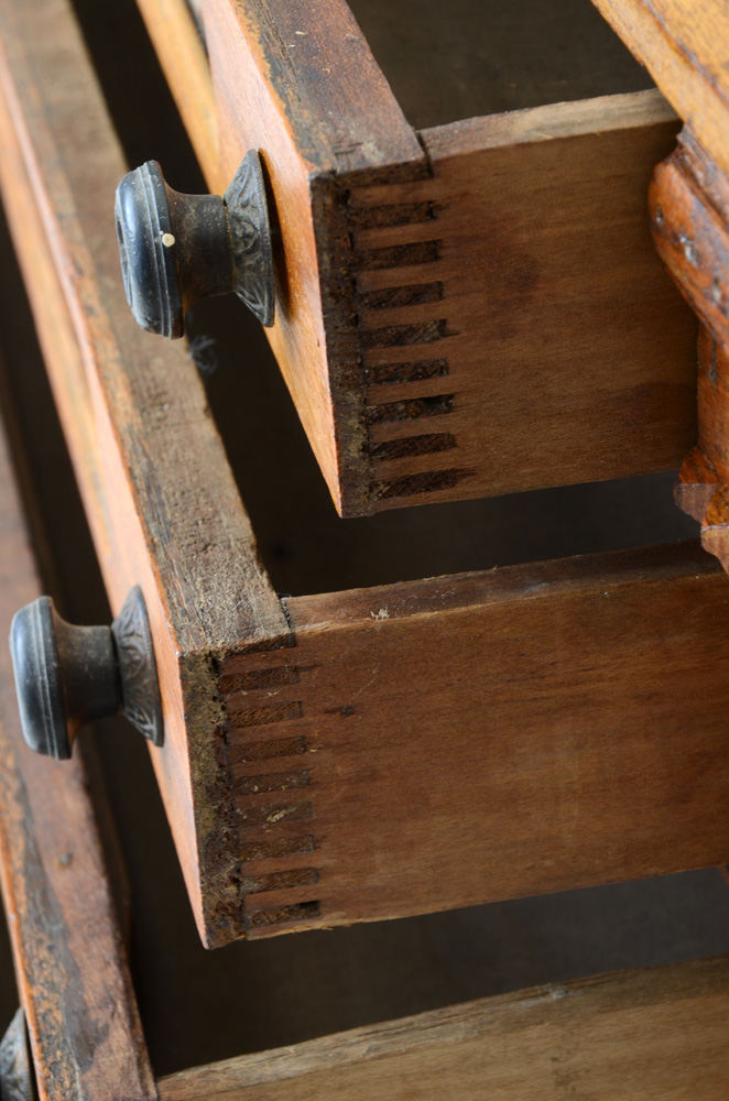 Antique General Store Spool Cabinet