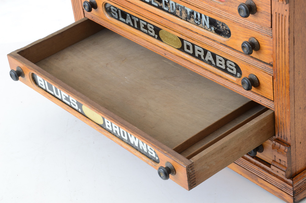 Antique General Store Spool Cabinet