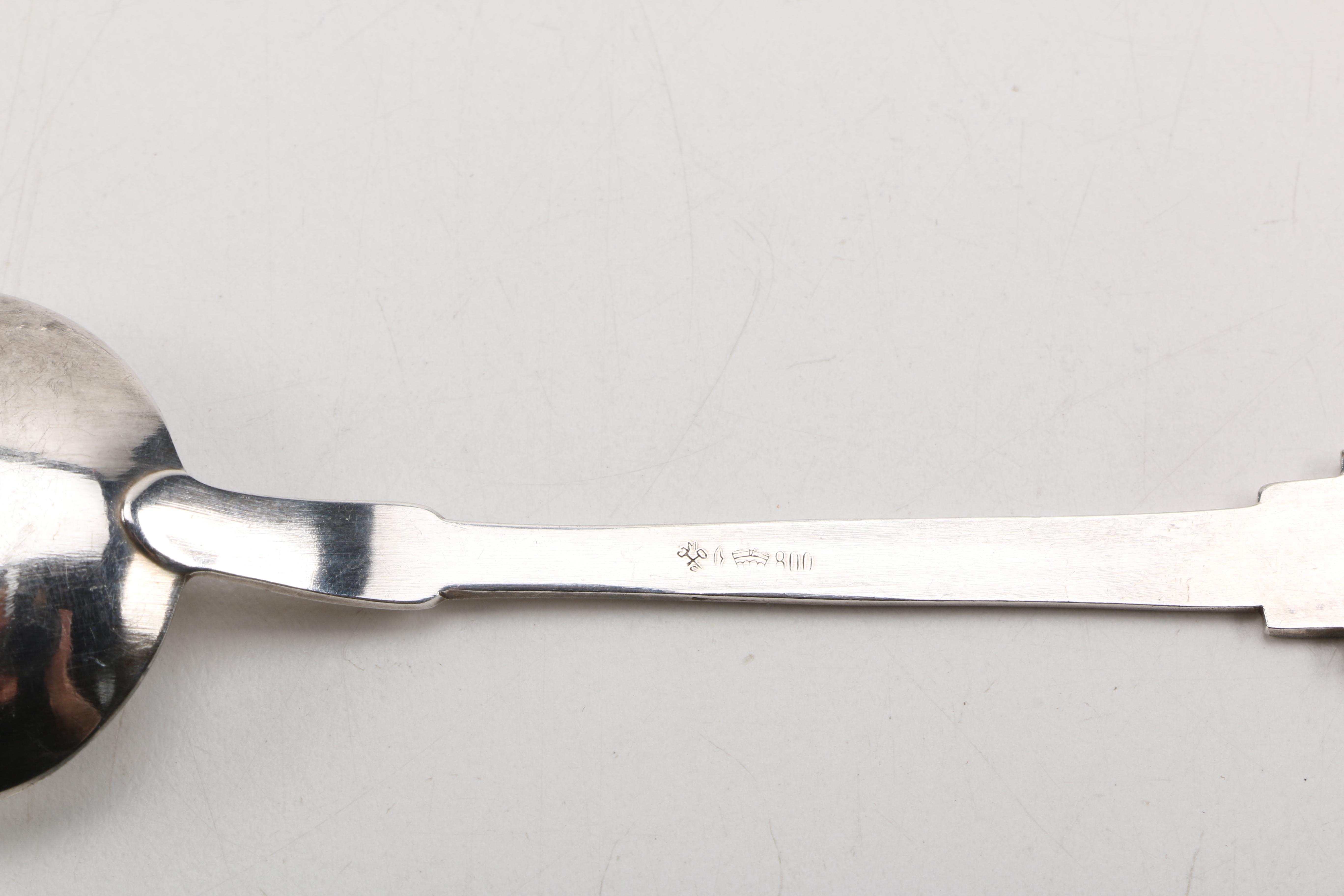 Sterling and 800 Silver Spoons Featuring Franz Bahner